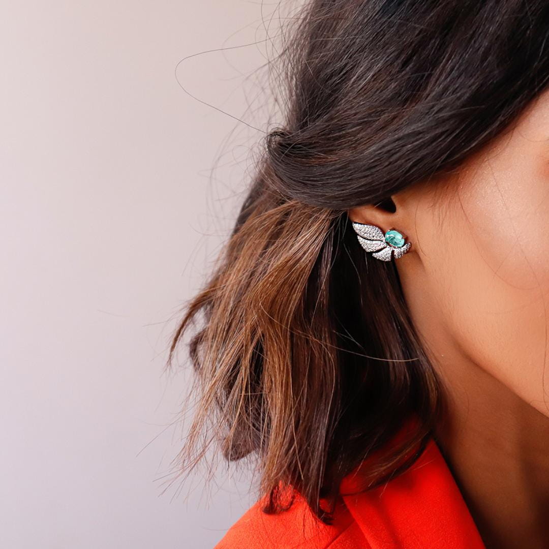 Brinco EarCuff Asa Turmalina
