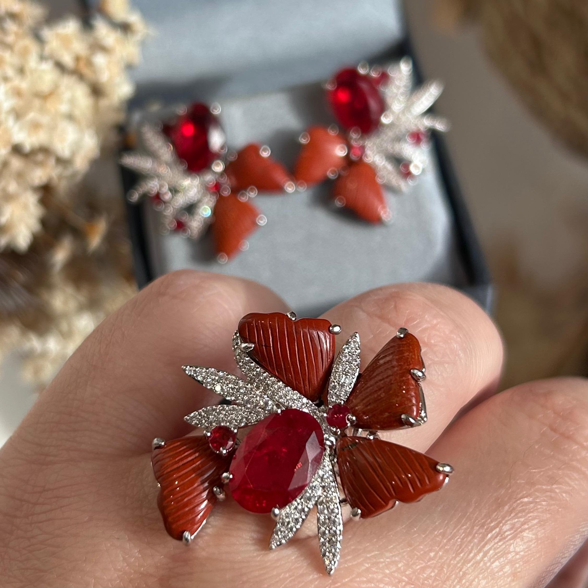 Conjunto Brinco E Anel Carla Prateado