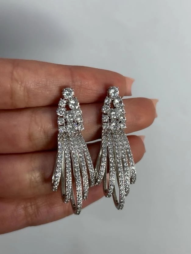 Brinco Cachos Prateado