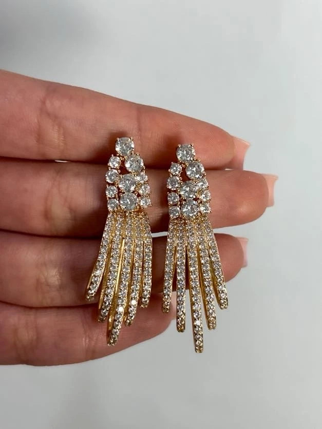 Brinco Cachos Dourado