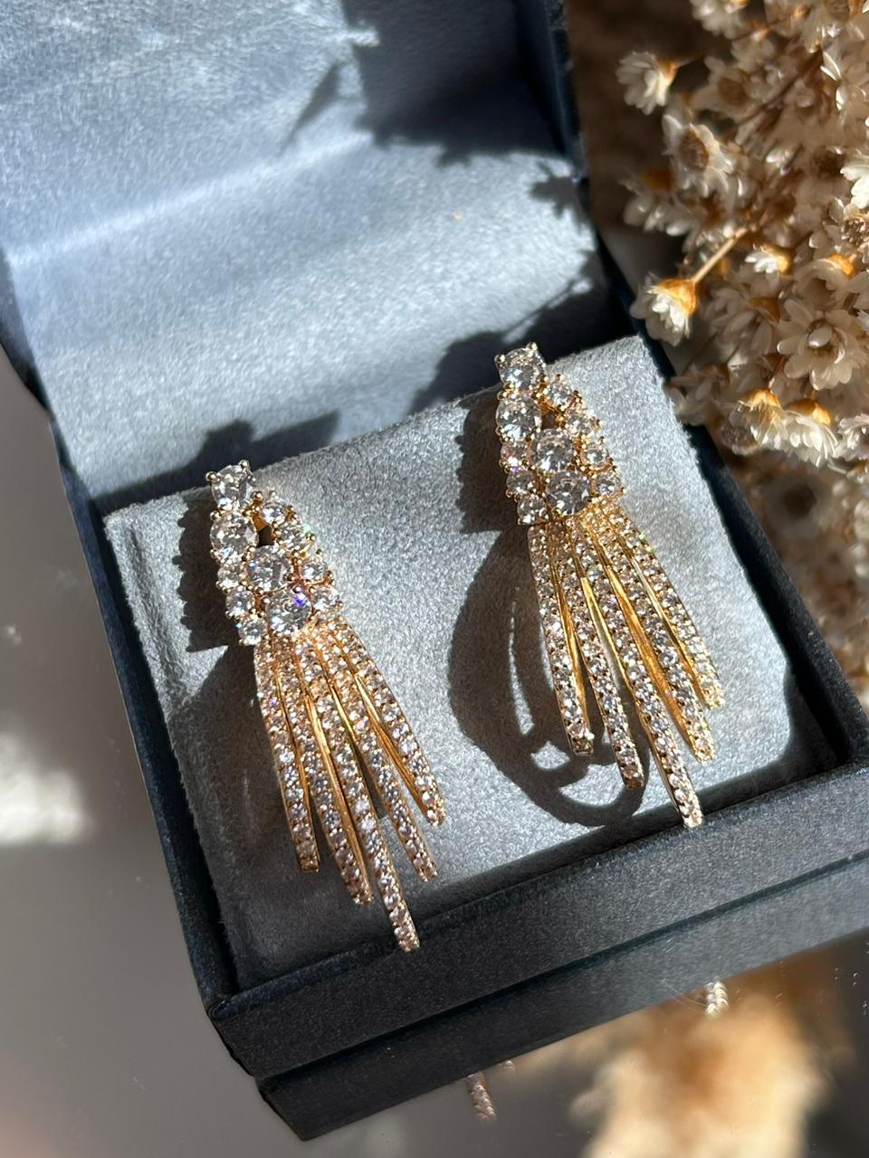 Brinco Cachos Dourado