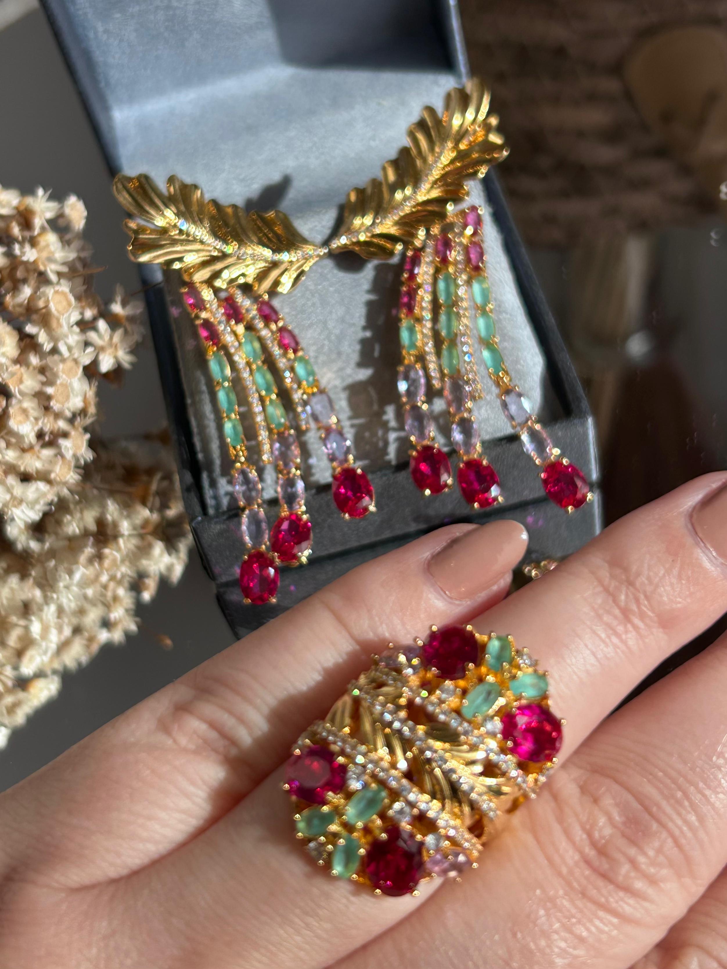 Conjunto Brinco e Anel Sabrina