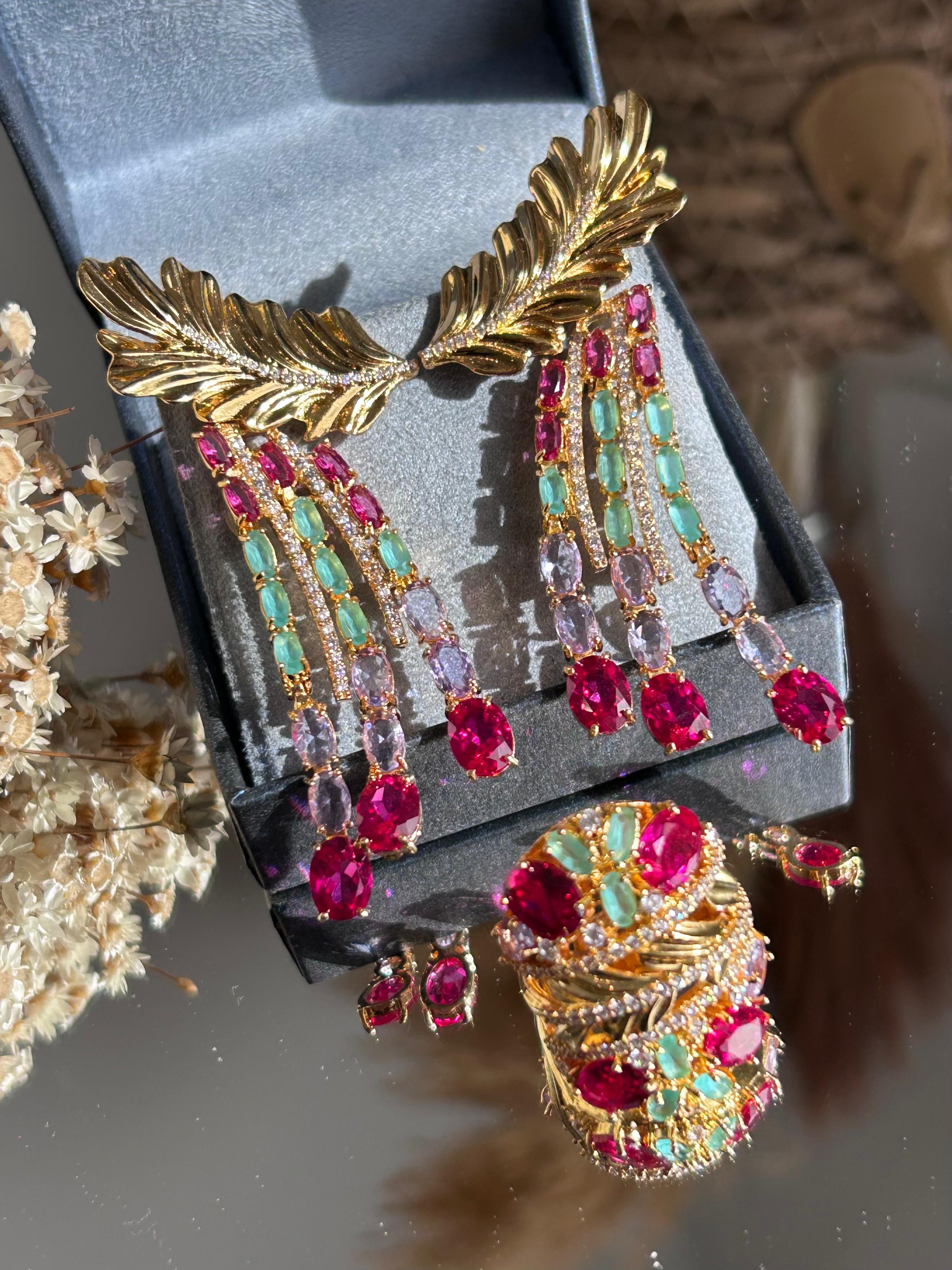 Conjunto Brinco e Anel Sabrina