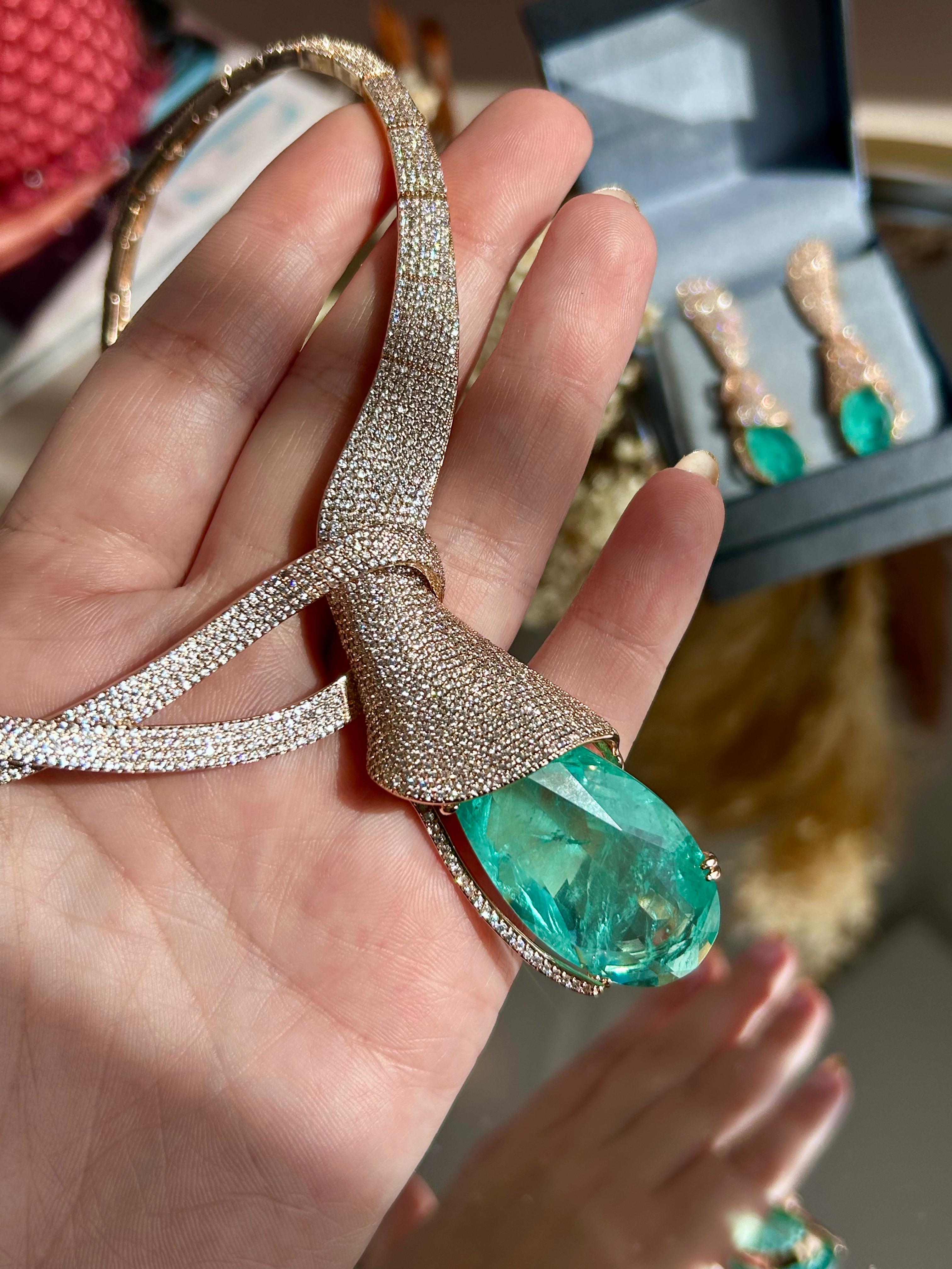 Conjunto Luxo Copo de Leite Turmalina Dourado