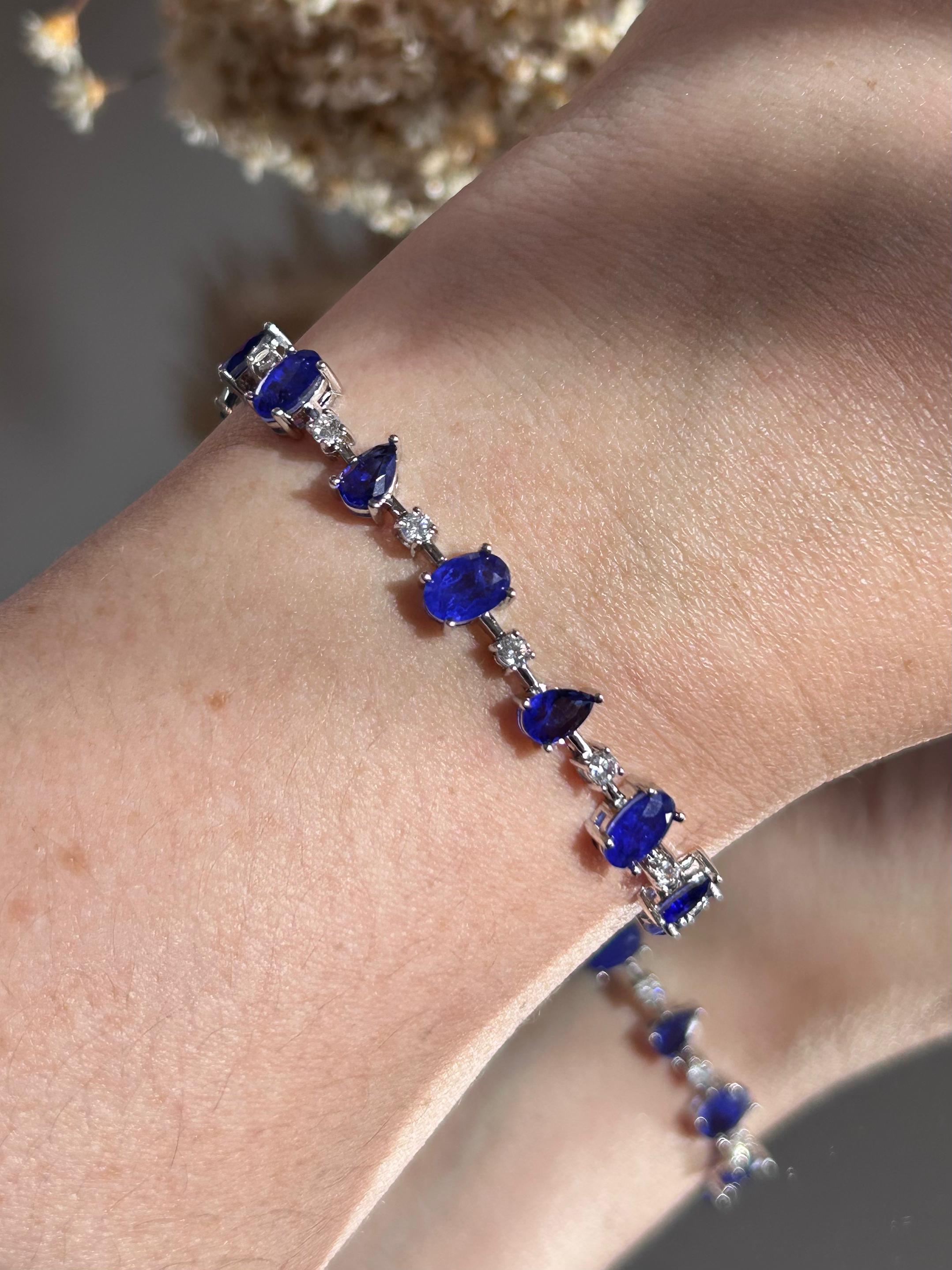 Pulseira Riviera Tanzanita Fusion