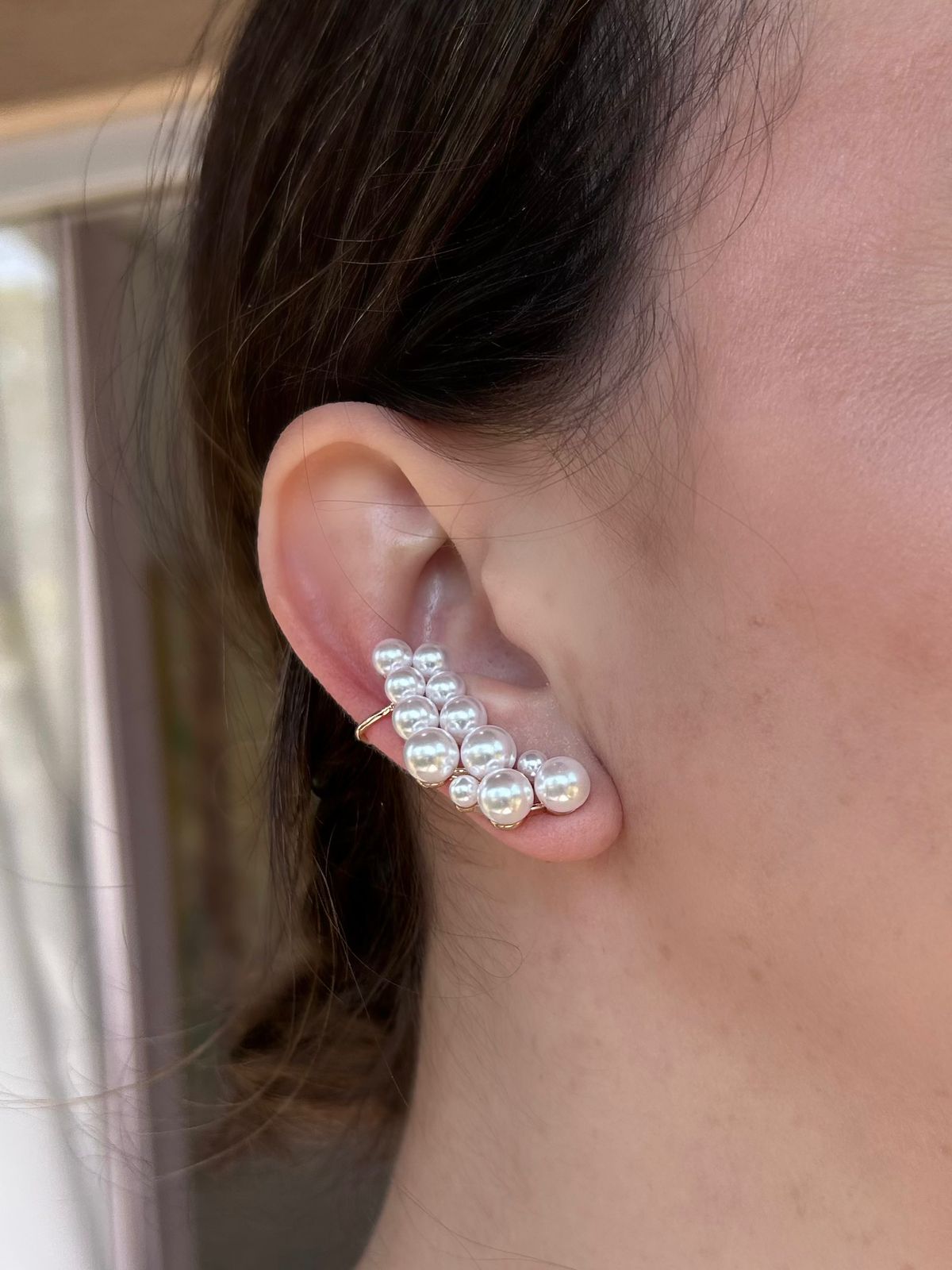 Brinco EarCuff Pérola