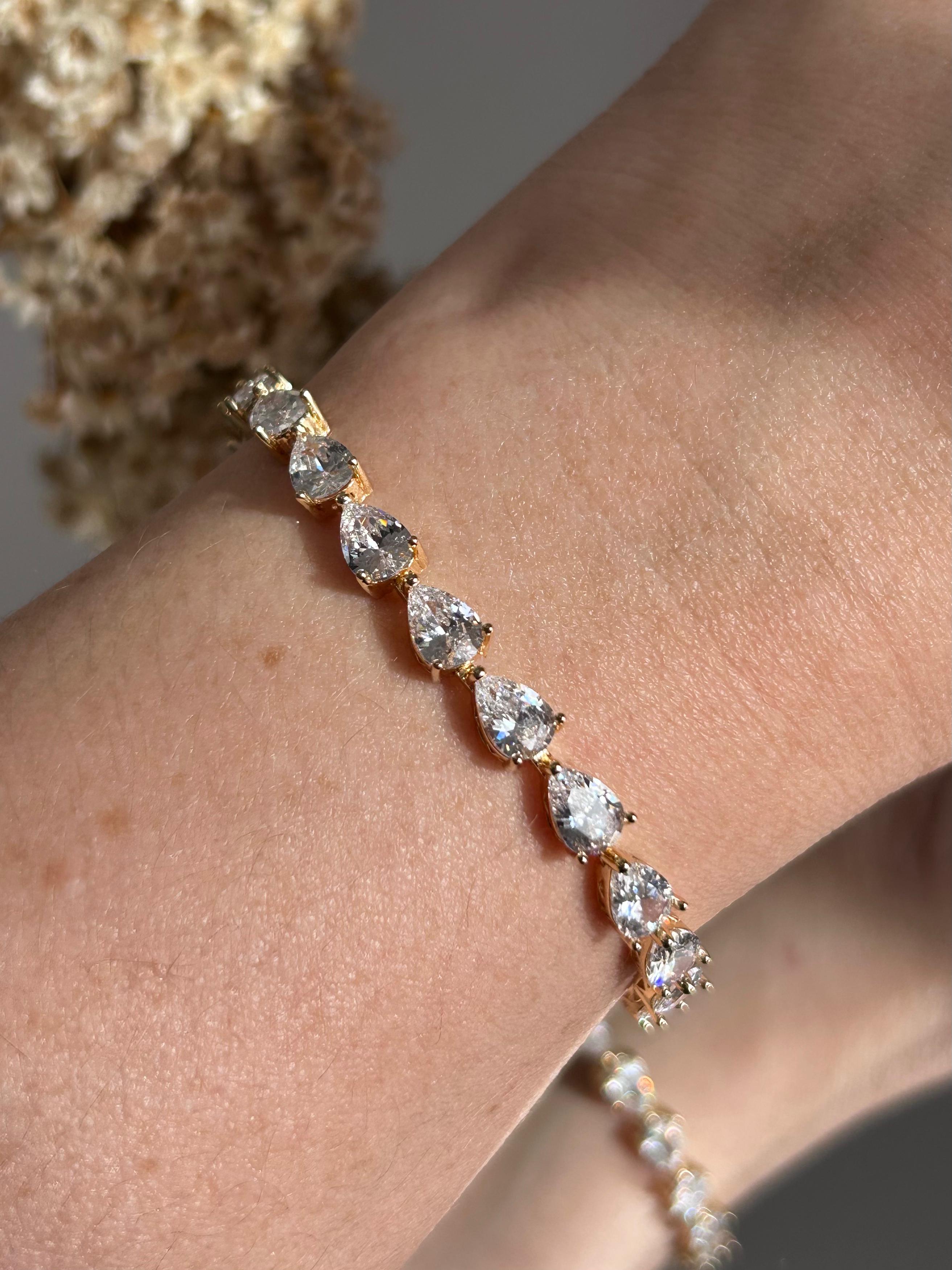 Pulseira Riviera Gotas Dourada