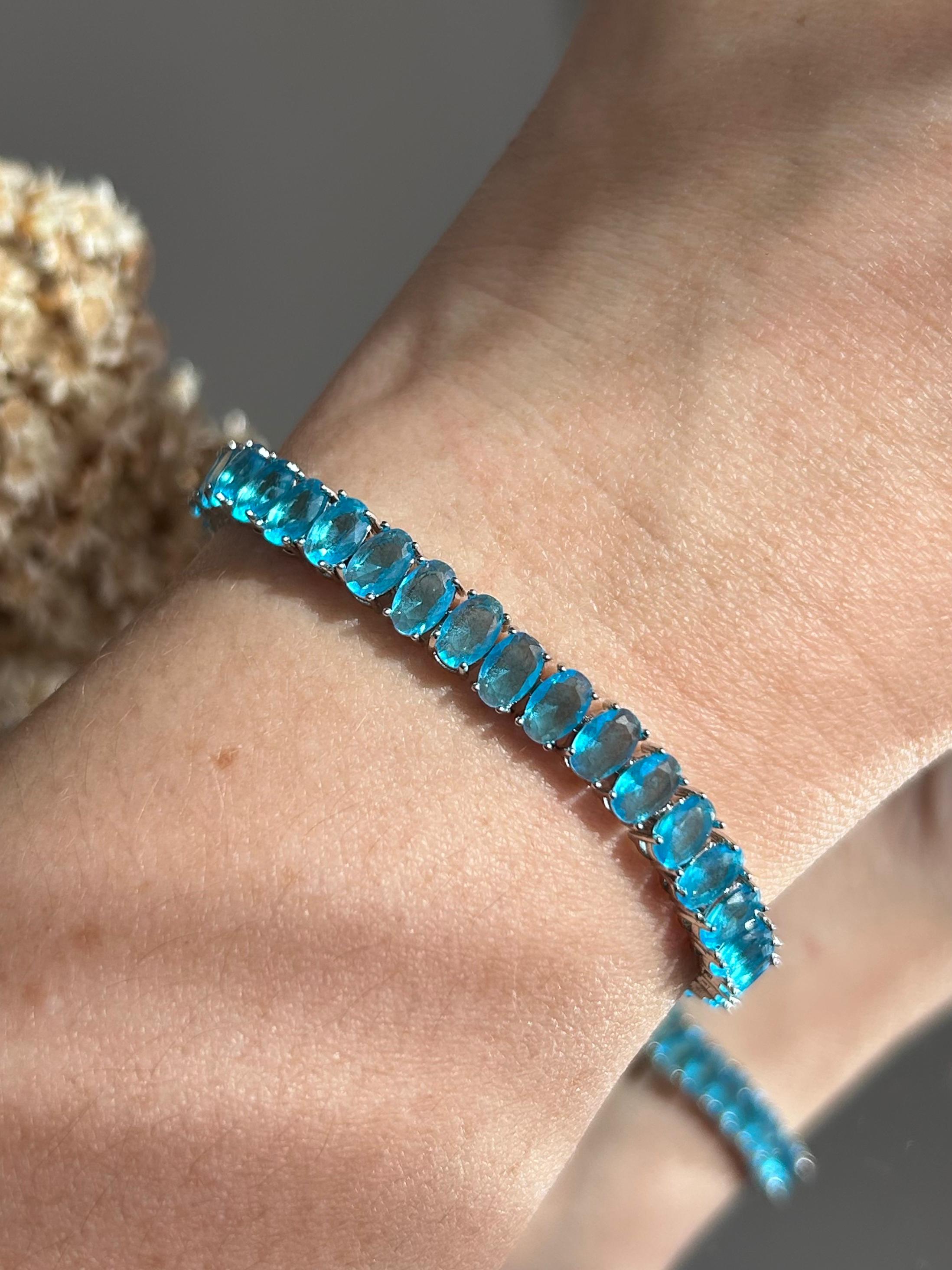 Pulseira Riviera Oval Azul