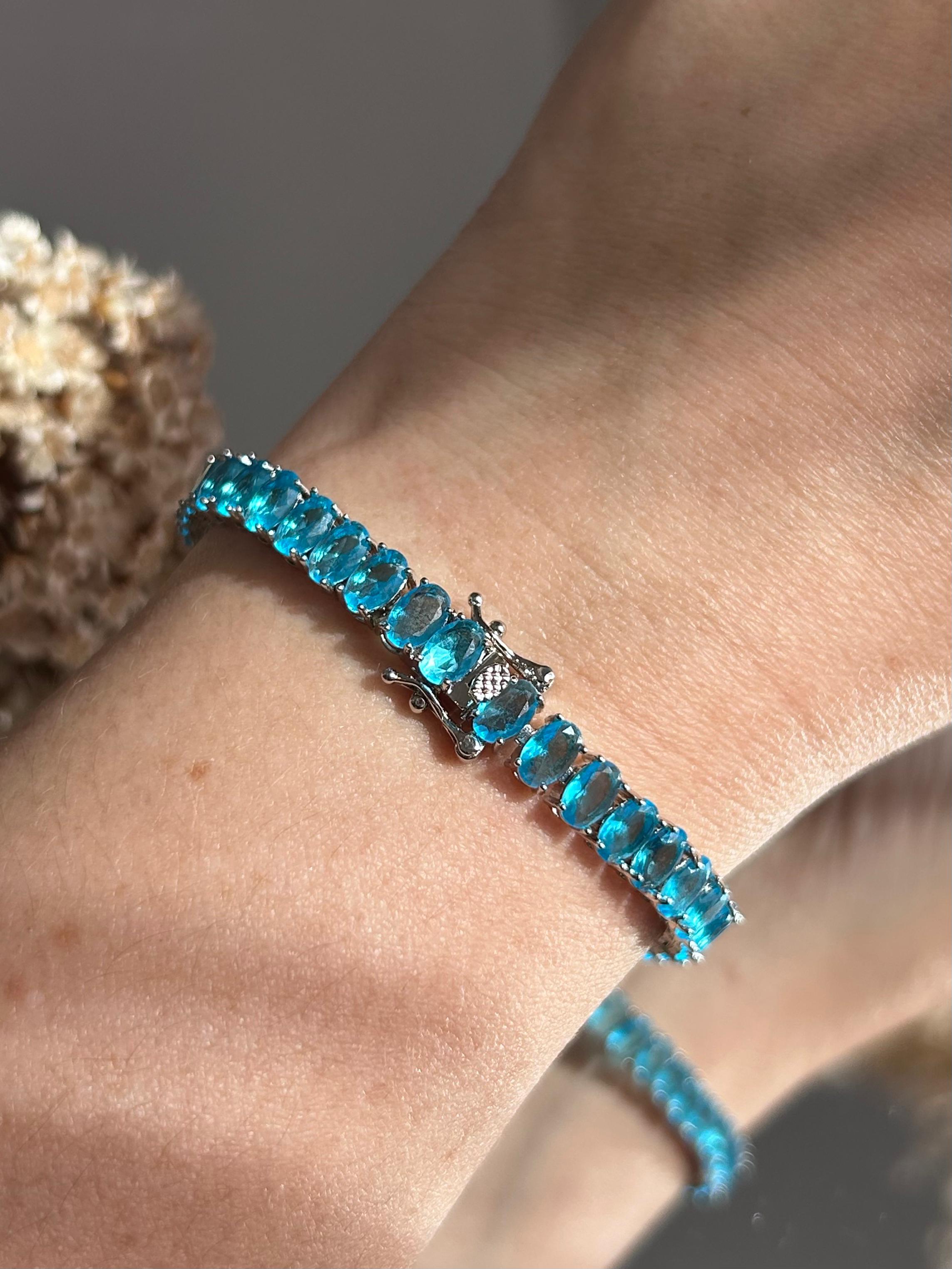 Pulseira Riviera Oval Azul