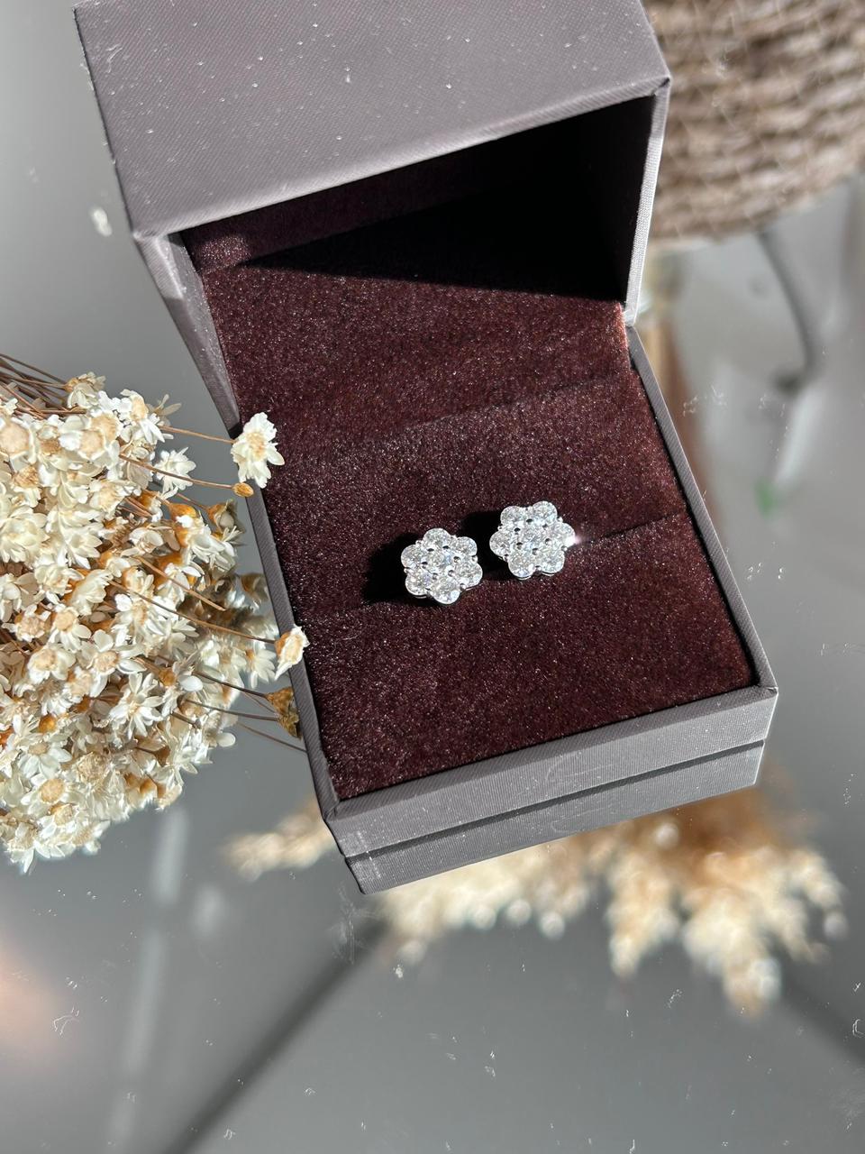 Brinco Jardim Glam Moissanite 2.8 ct