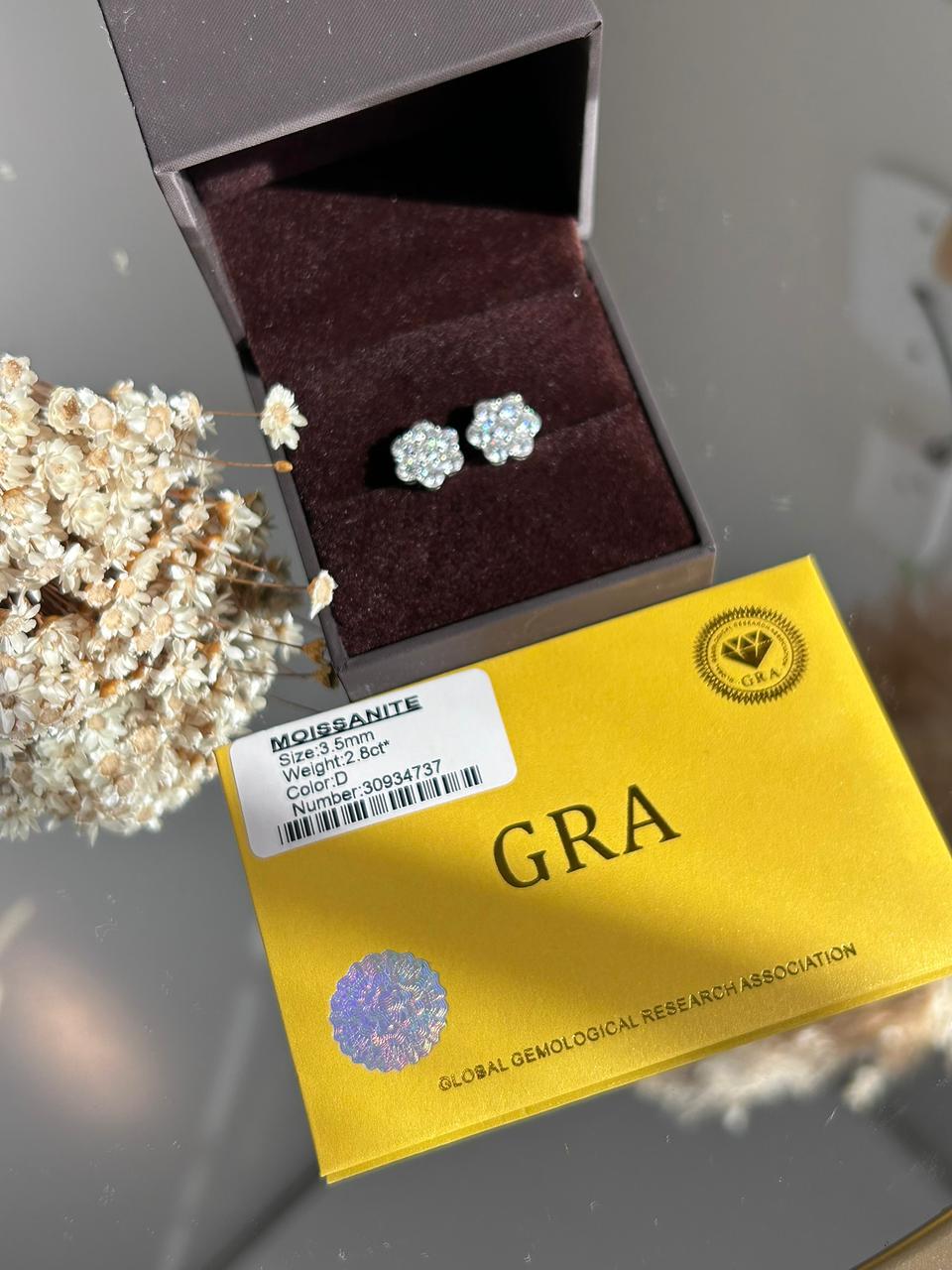 Brinco Jardim Glam Moissanite 2.8 ct
