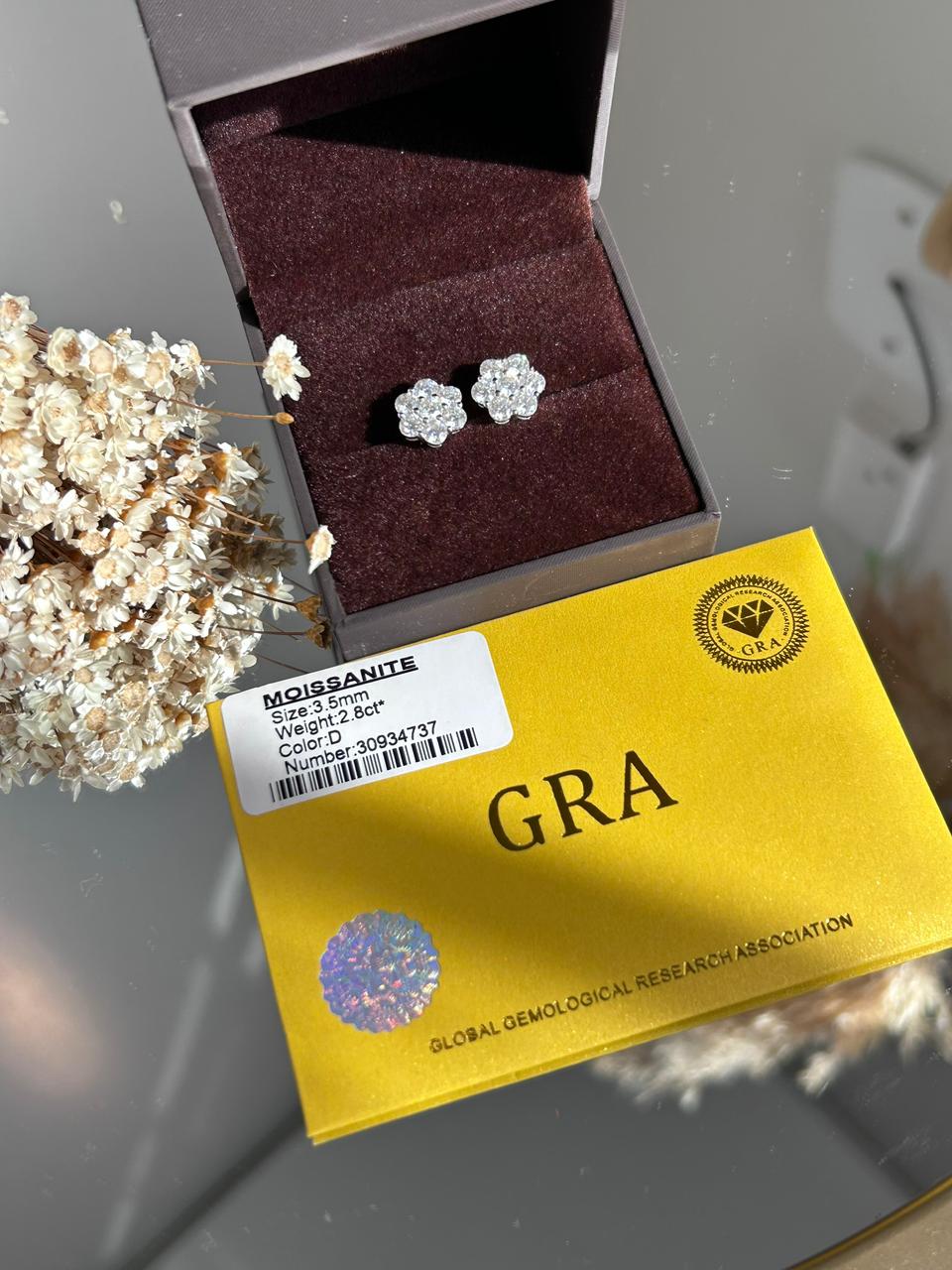 Brinco Jardim Glam Moissanite 2.8 ct
