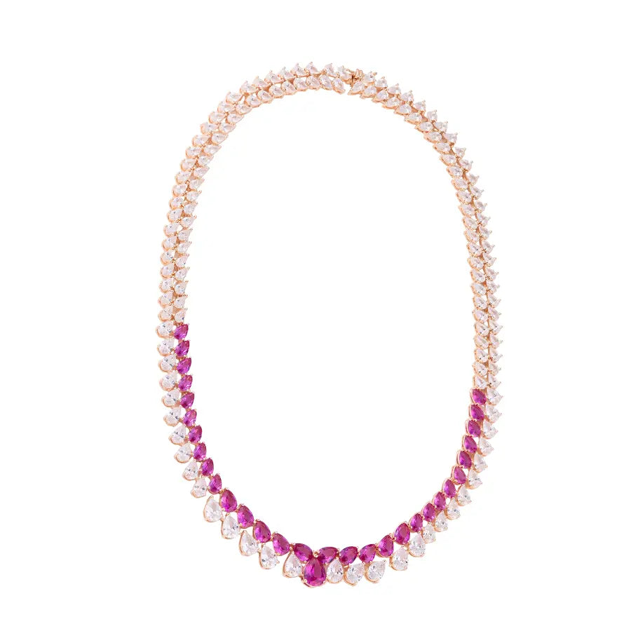 Riviera Dupla Gotas Safira Rosa/Pink