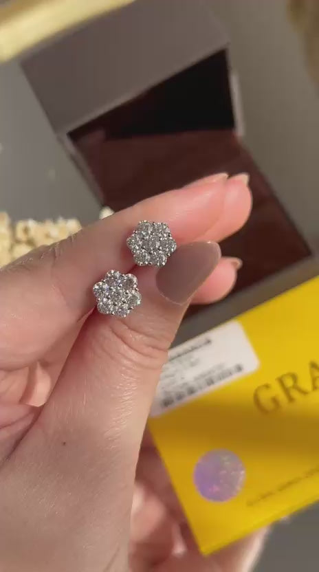 Brinco Jardim Glam Moissanite 2.8 ct