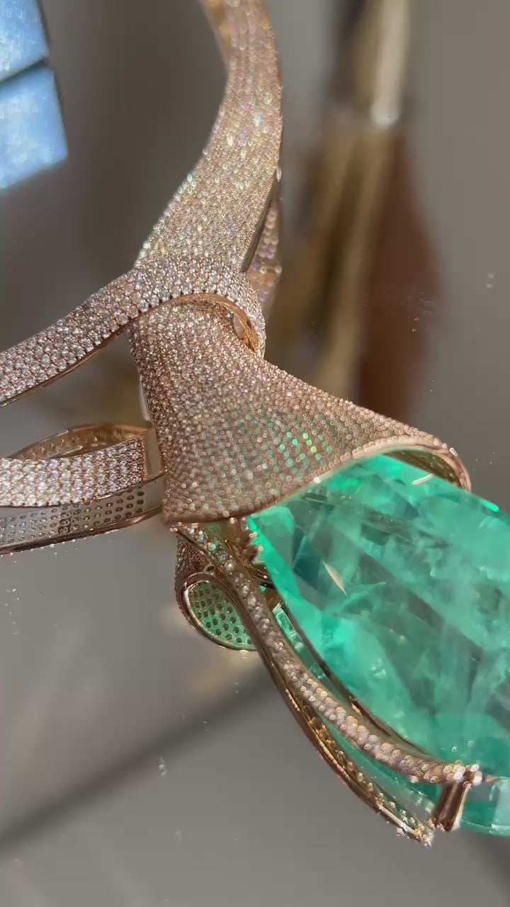 Conjunto Luxo Copo de Leite Turmalina Dourado