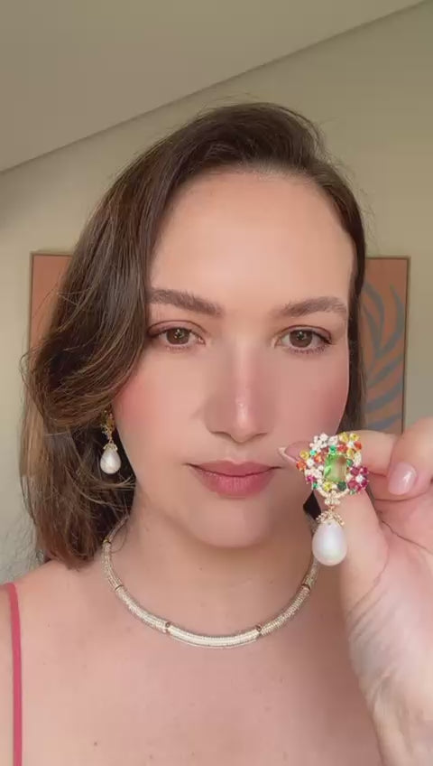 Conjunto Brinco e Anel Bárbara
