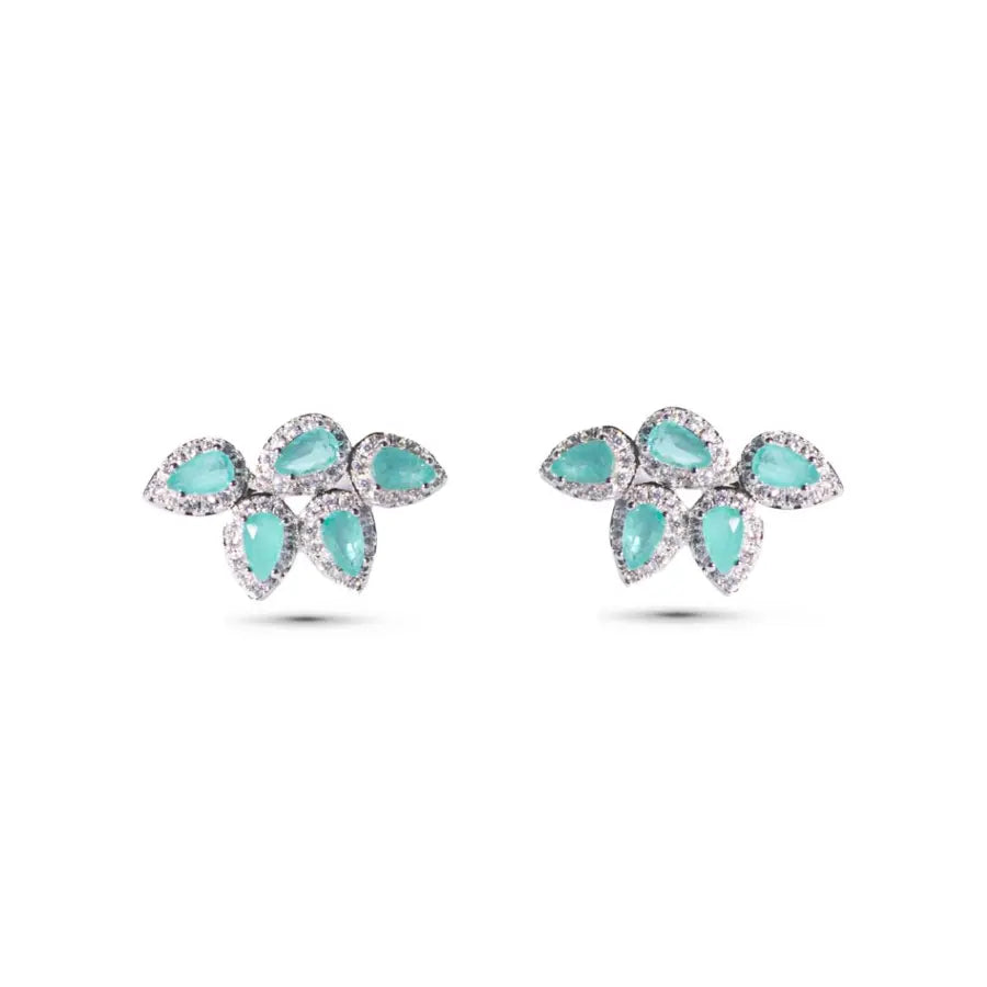 Brinco EarCuff Gotas Turmalina
