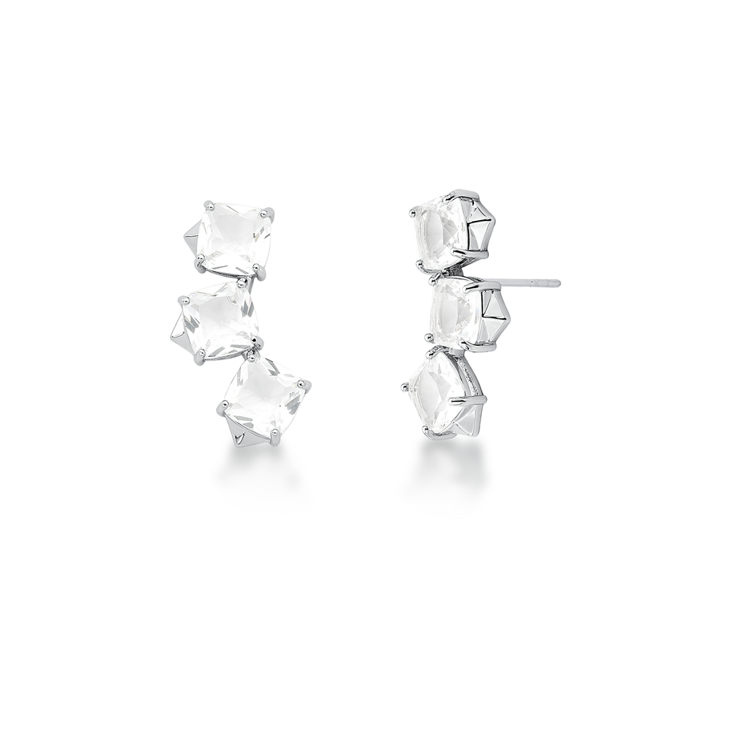 Brinco EarCuff Cristais