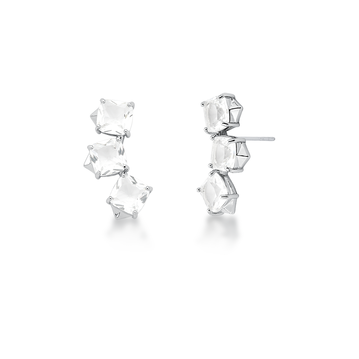 Brinco EarCuff Cristais
