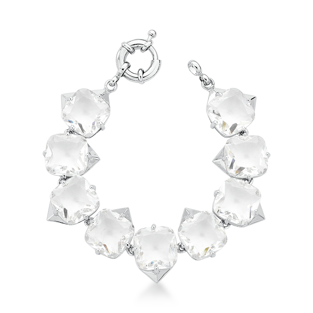 Pulseira Cristal Quadrado