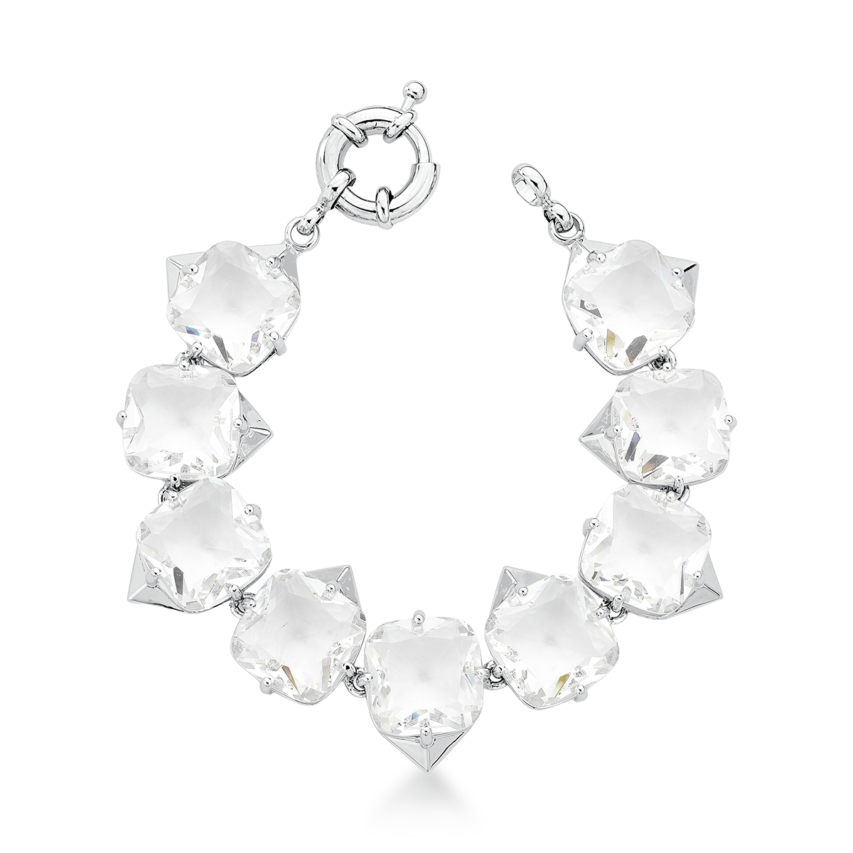 Pulseira Cristal Quadrado