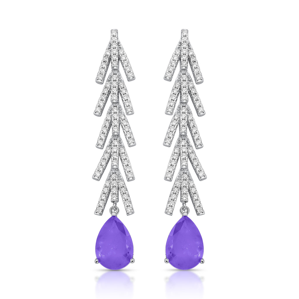 Brinco Escamas Violeta