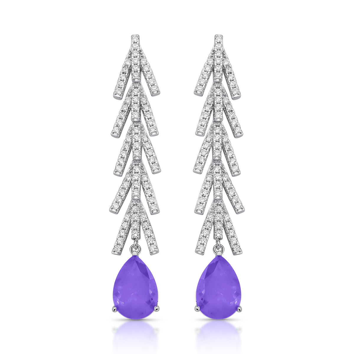 Brinco Escamas Violeta