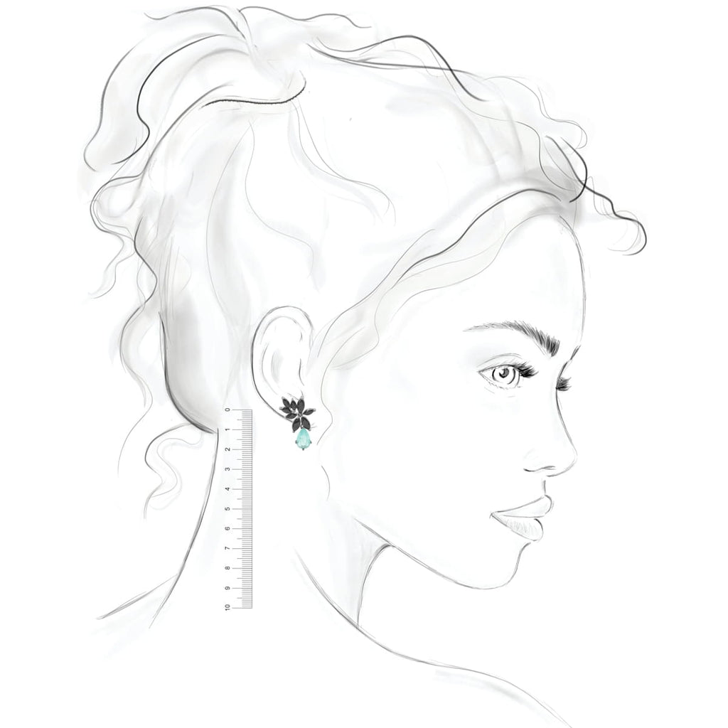 EarCuff Navetes Gota Turmalina