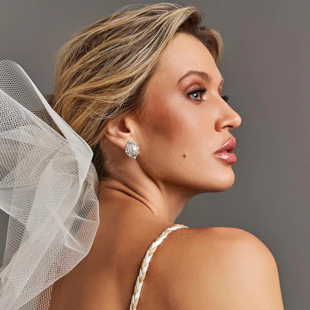 Brinco Detalhes Pérola