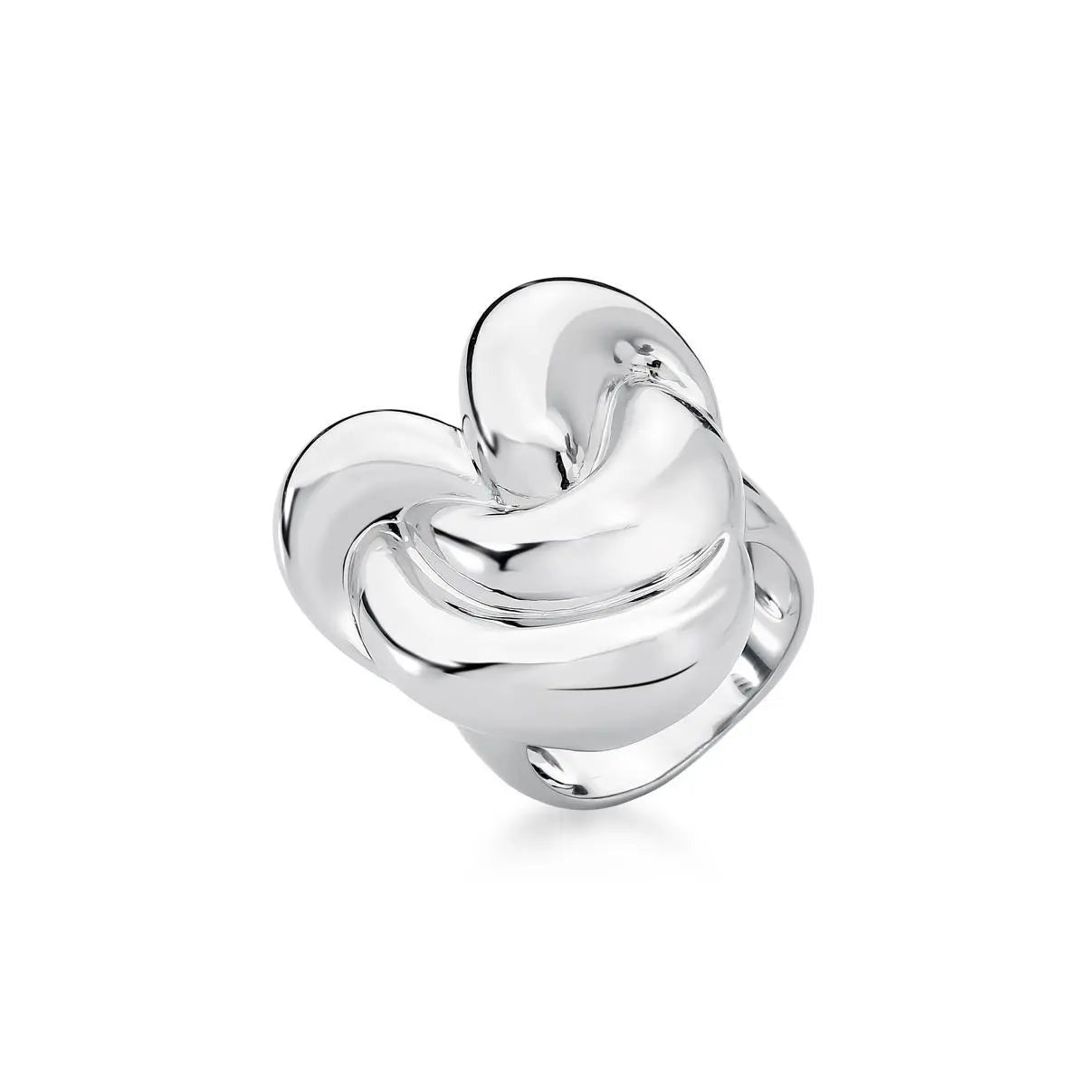 Anel Coração em Nó