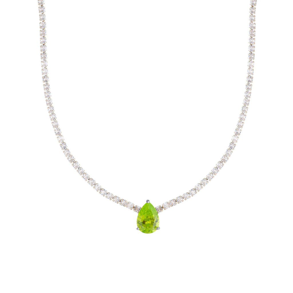 Colar Riviera Gota Apple Green