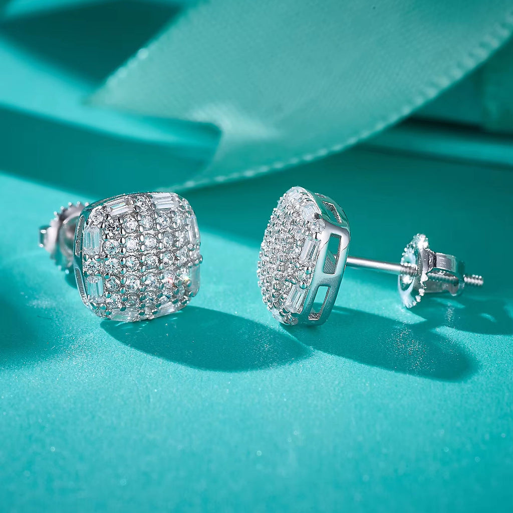 Brinco Square Baguete Moissanite 0,63CT