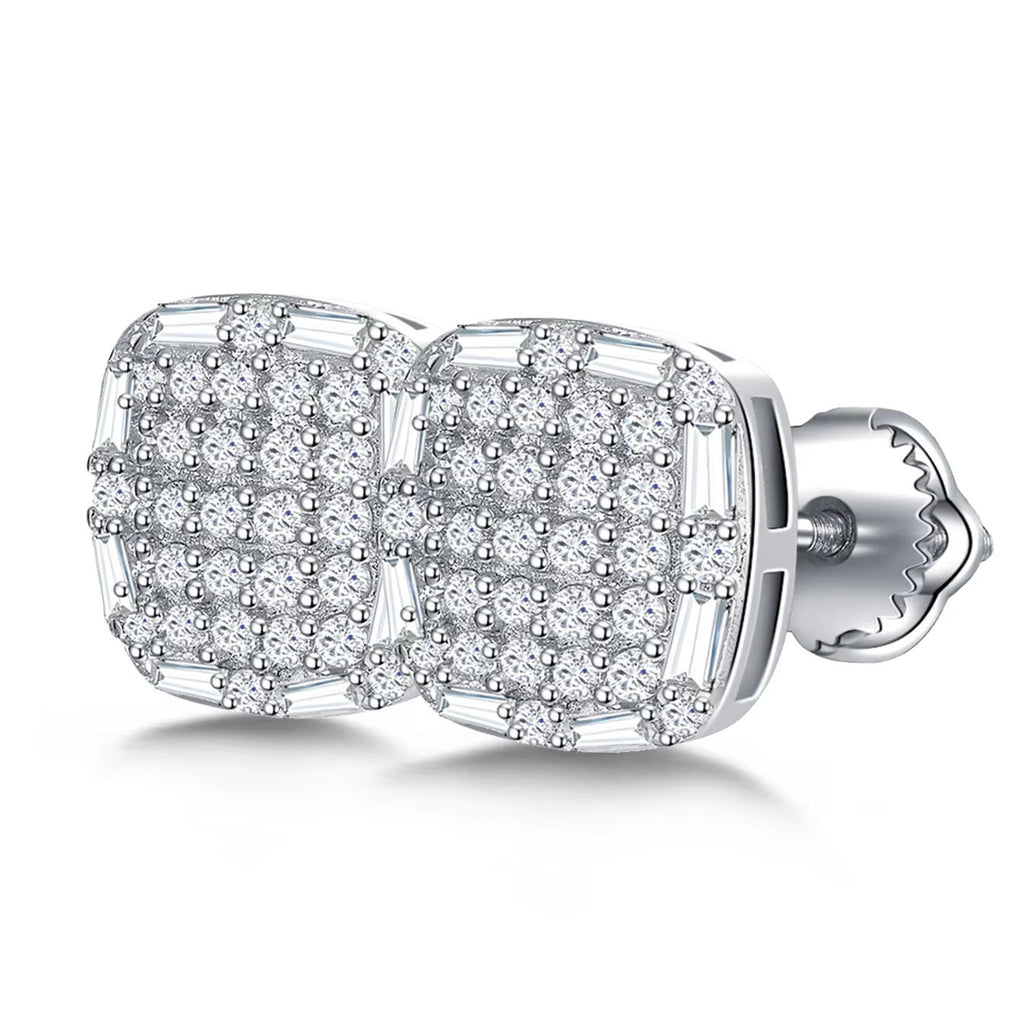 Brinco Square Baguete Moissanite 0,63CT