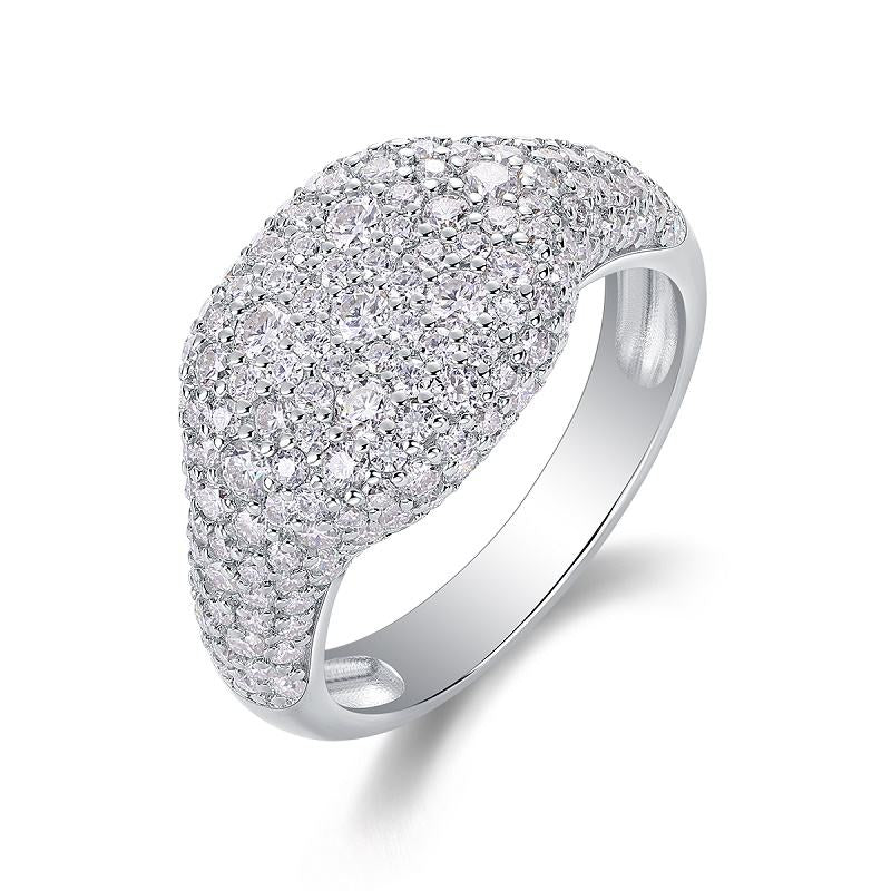 Anel Square Moissanite