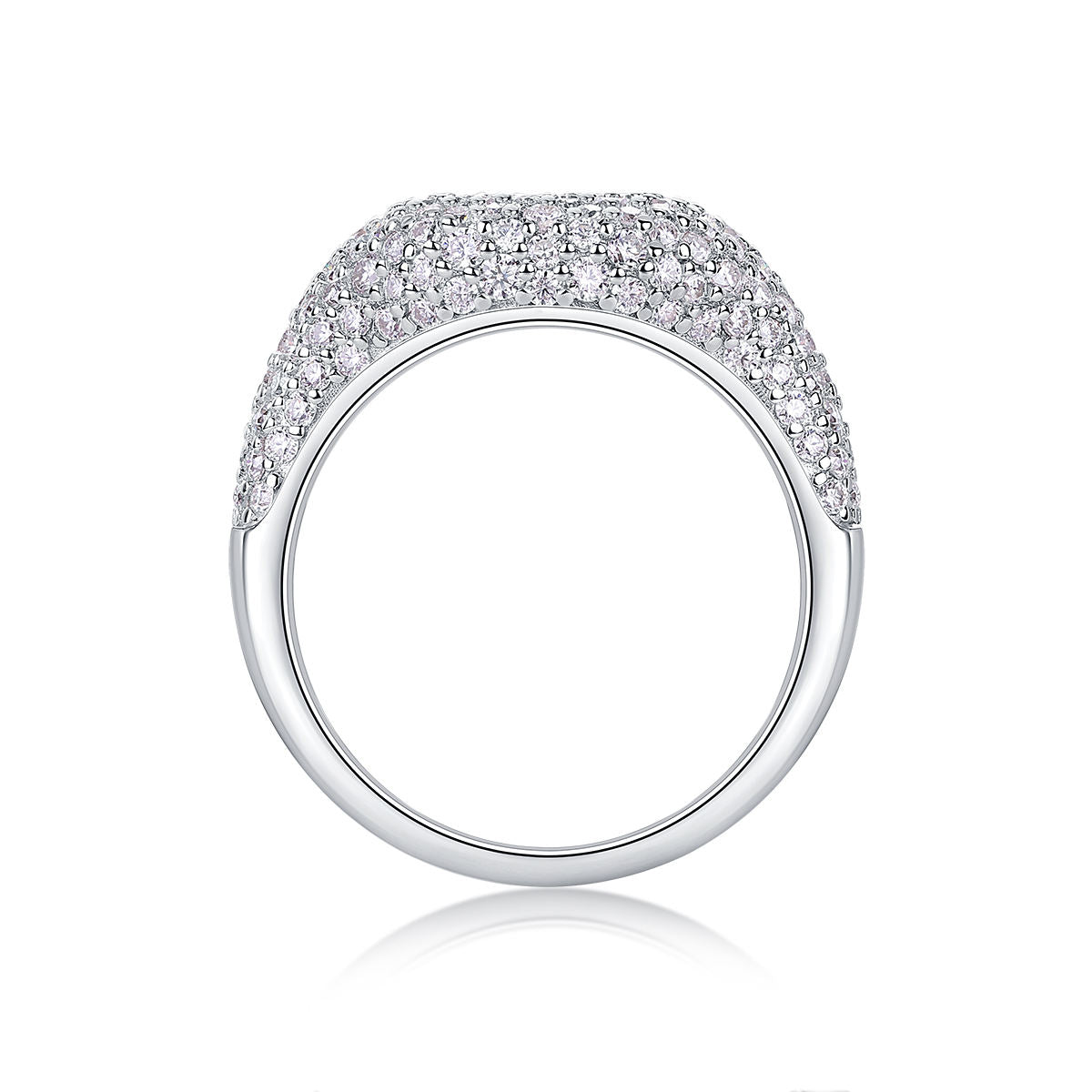 Anel Square Moissanite