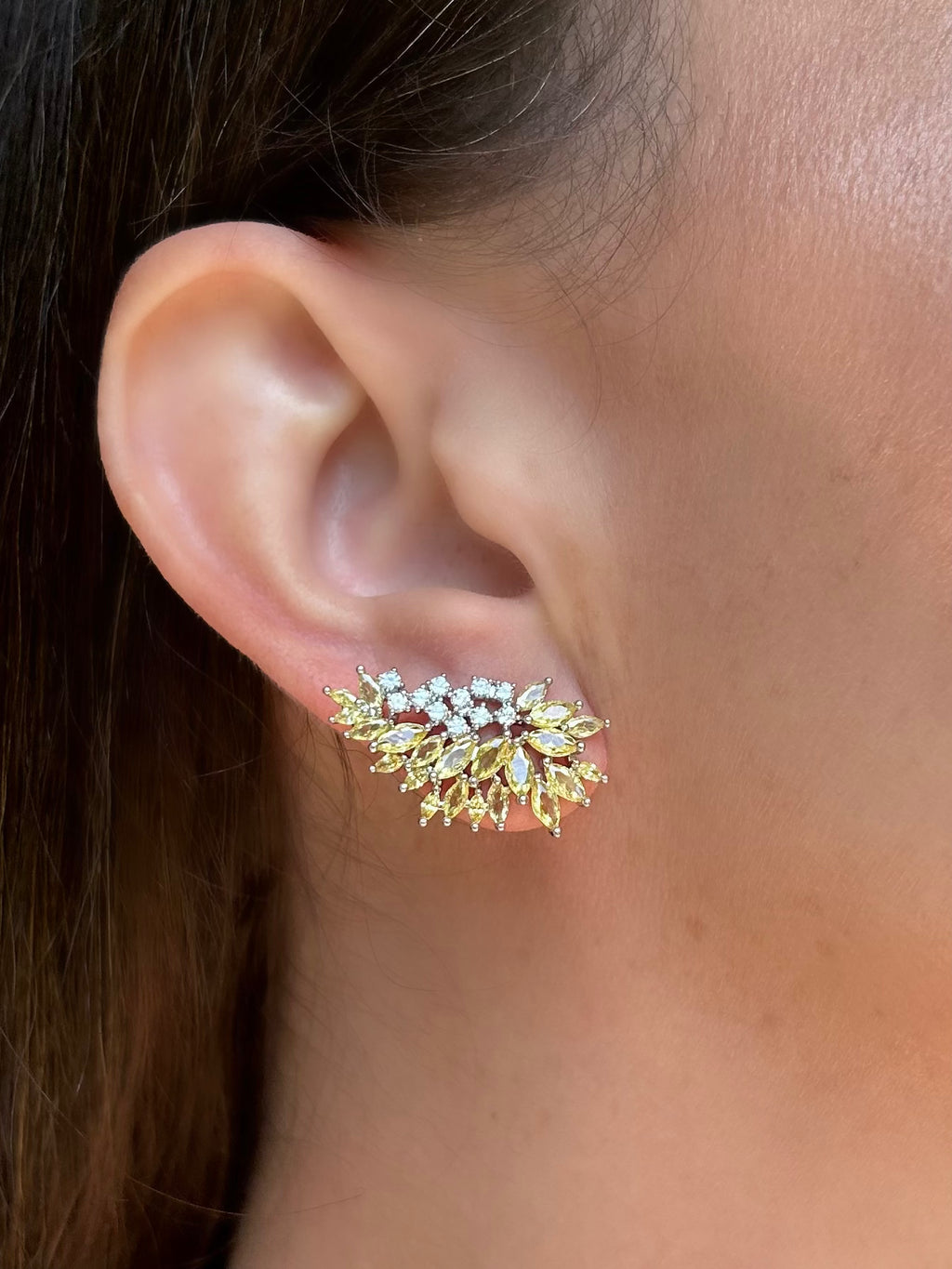 EarCuff Navetes Fancy Yellow