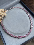 Colar Riviera Cassia Kunzita Rosa
