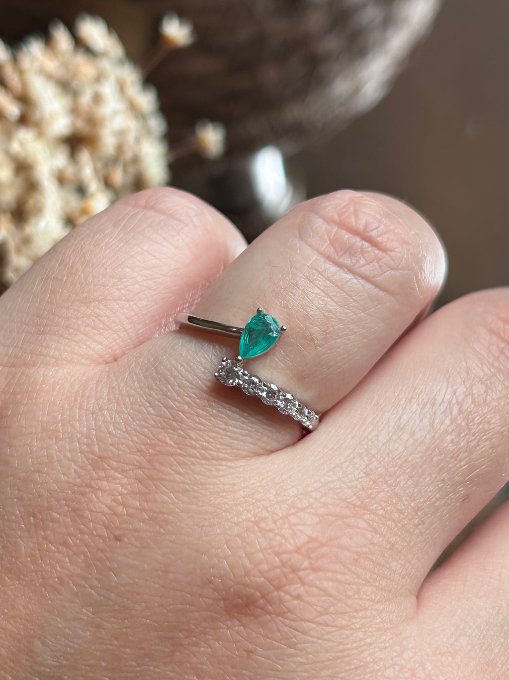 Anel Mini Gota Turmalina