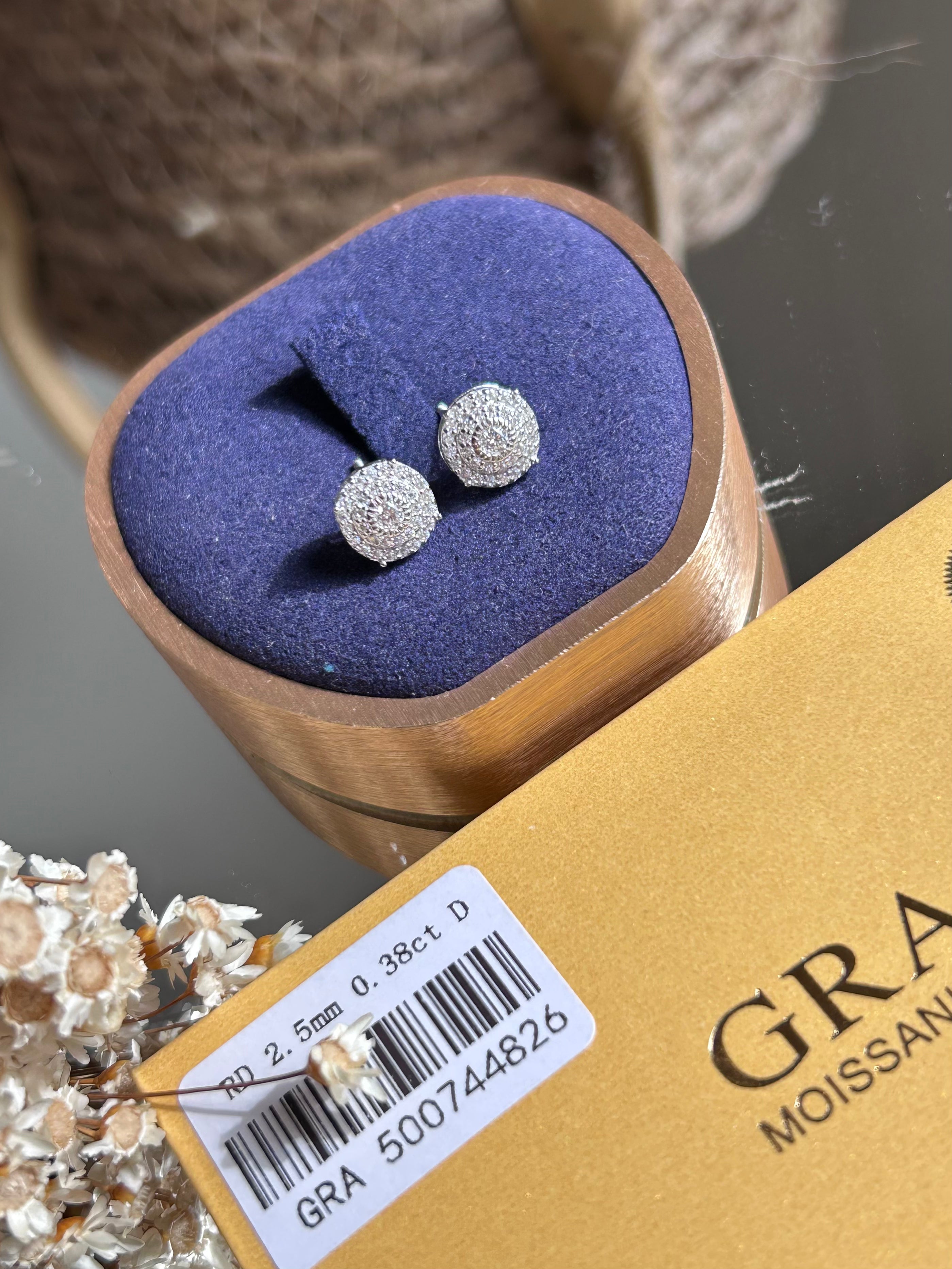 Brinco Pizza Moissanite 0,38CT