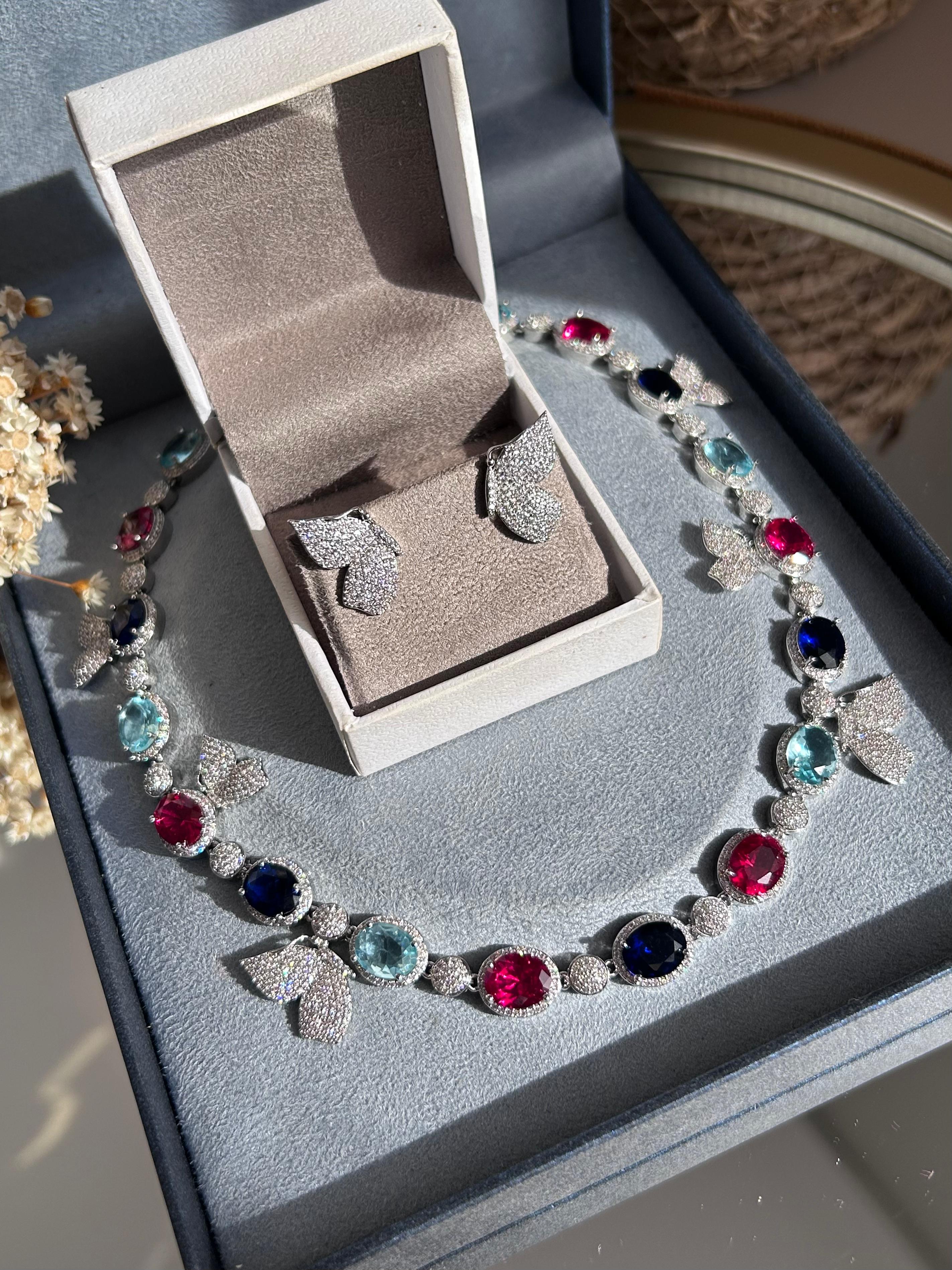 Conjunto Brinco e Colar Bruna