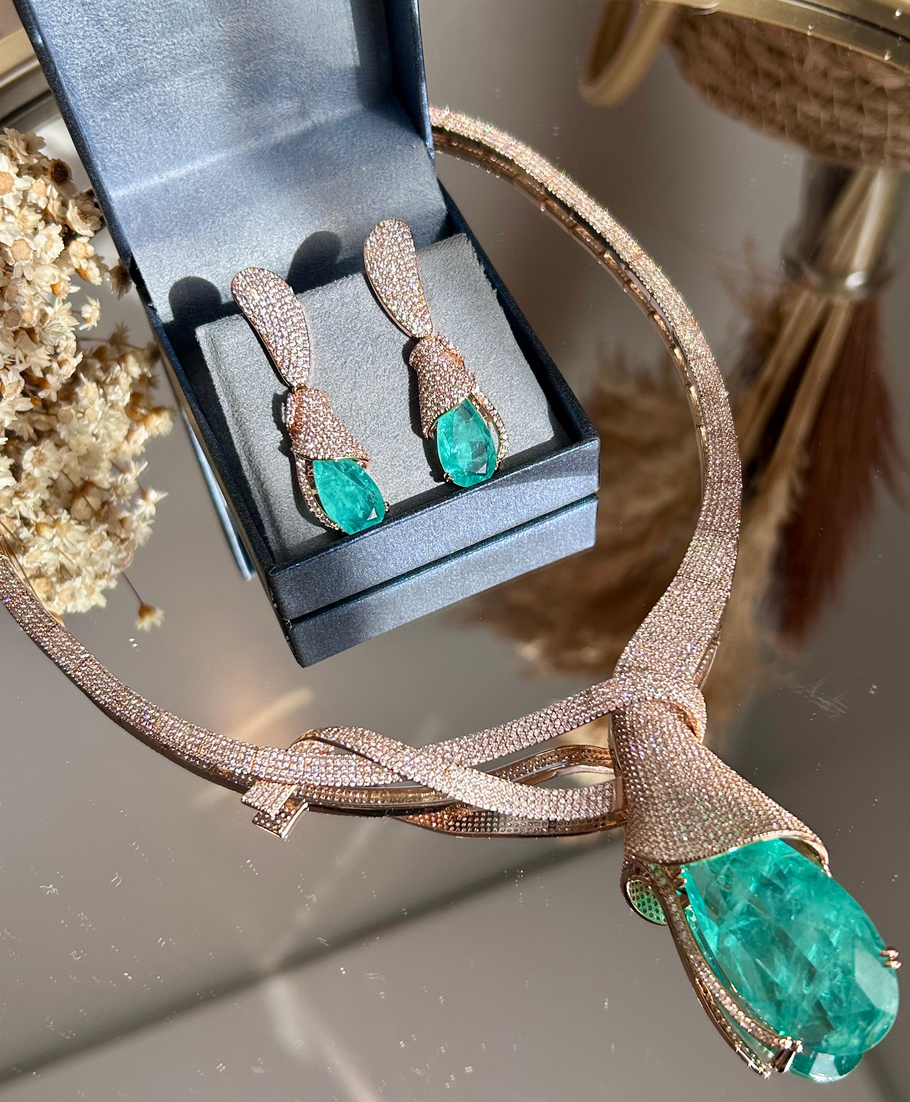 Conjunto Luxo Copo de Leite Turmalina Dourado