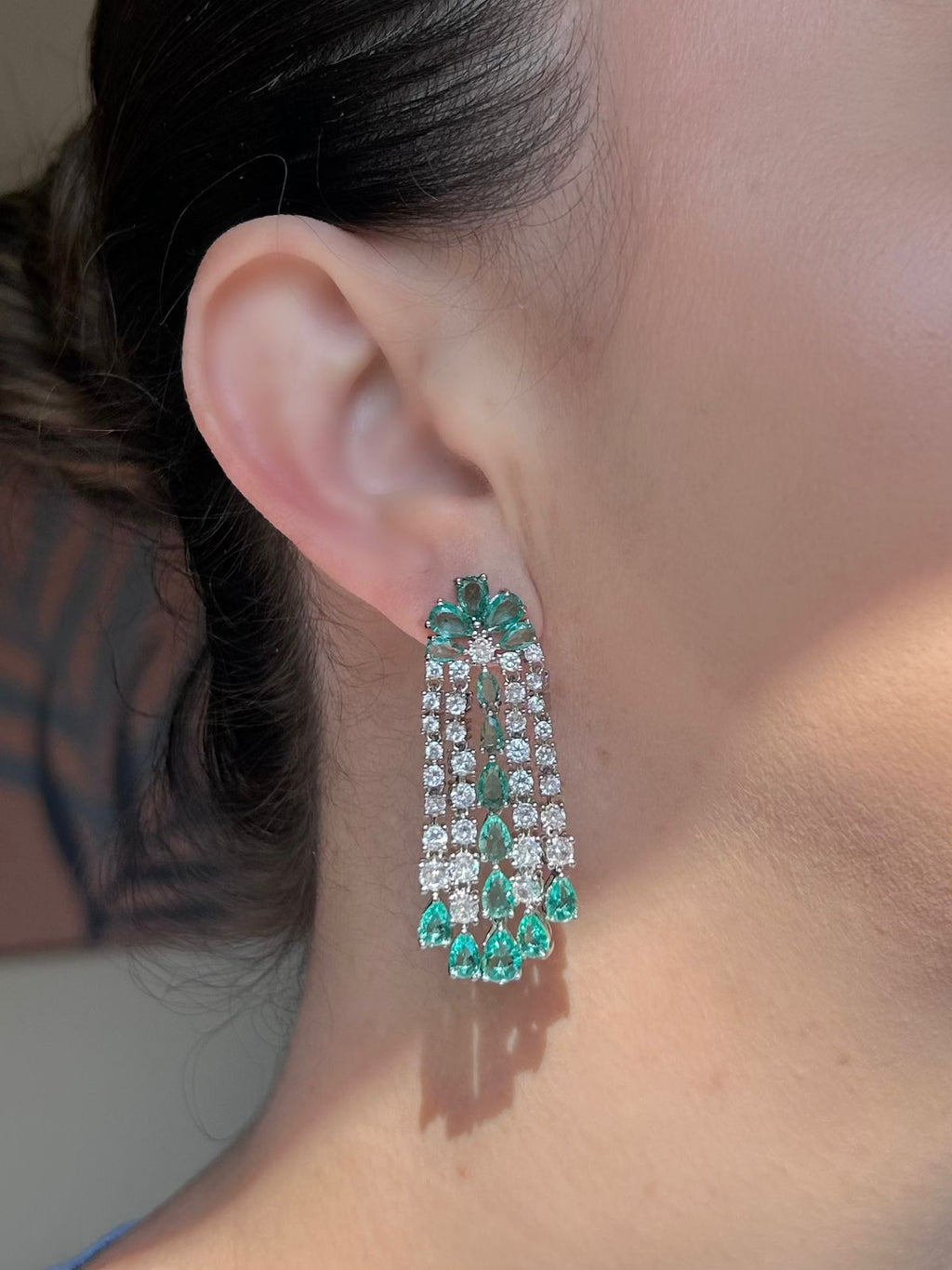 Brinco Franjas Turmalina