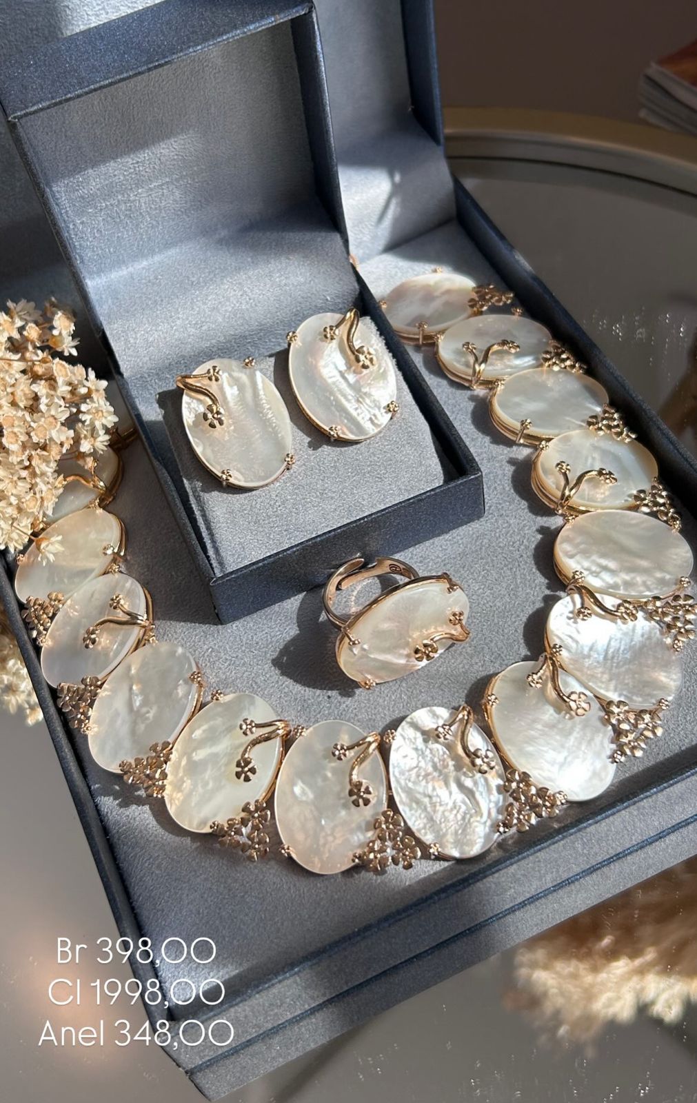 Conjunto 3 Peças Magnific MadrePérola