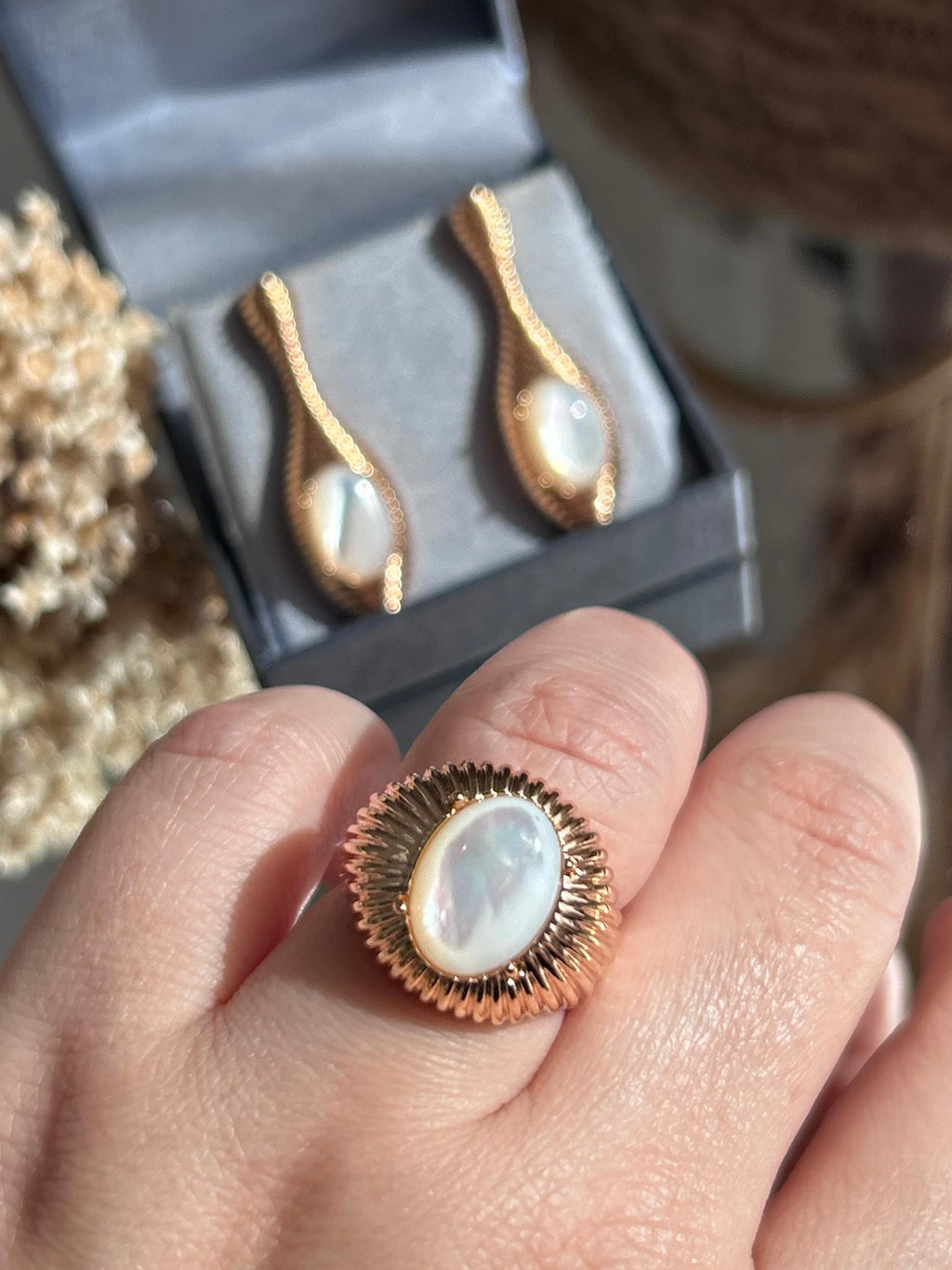 Conjunto Brinco e Anel Viviane