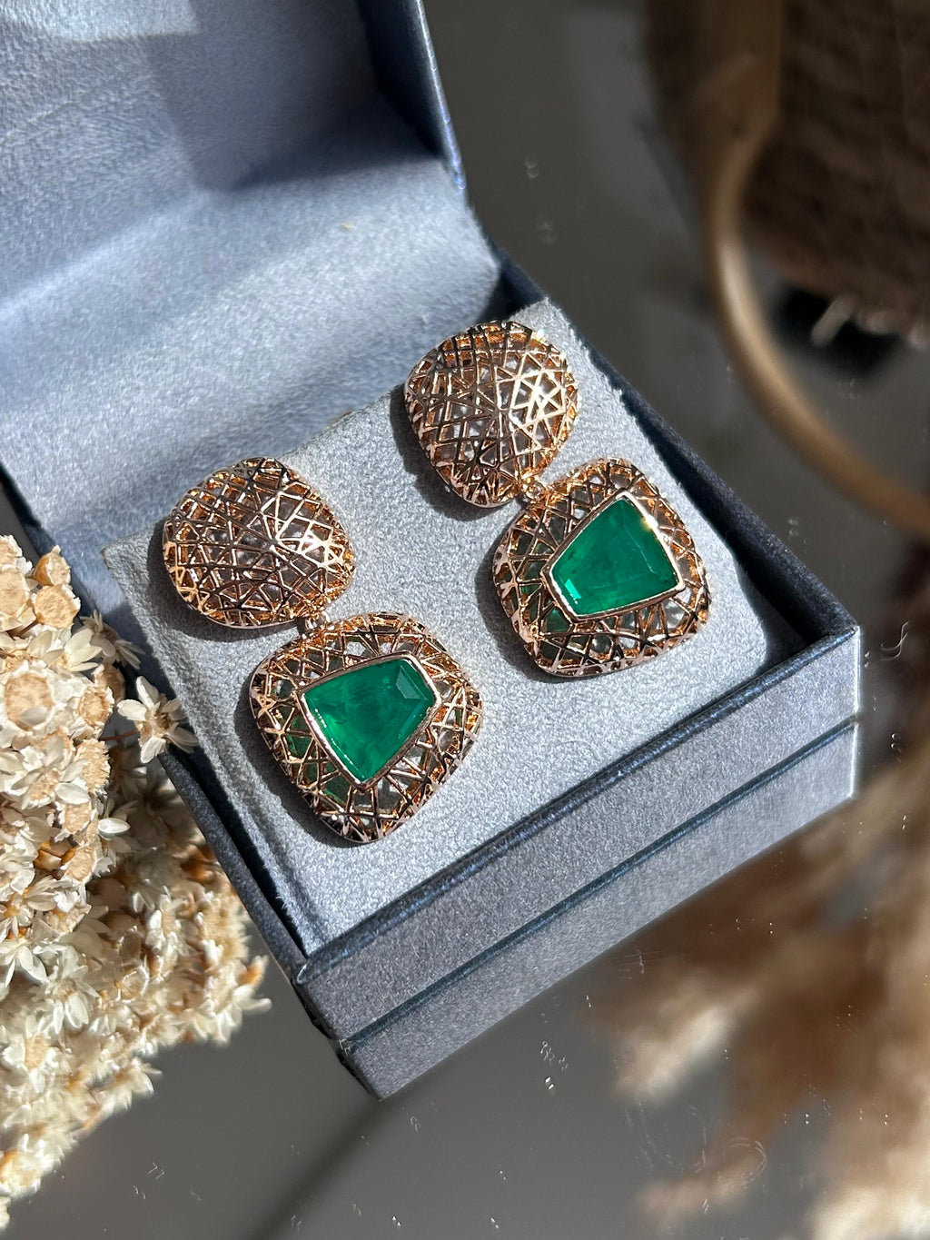 Brinco Aramis Verde Esmeralda