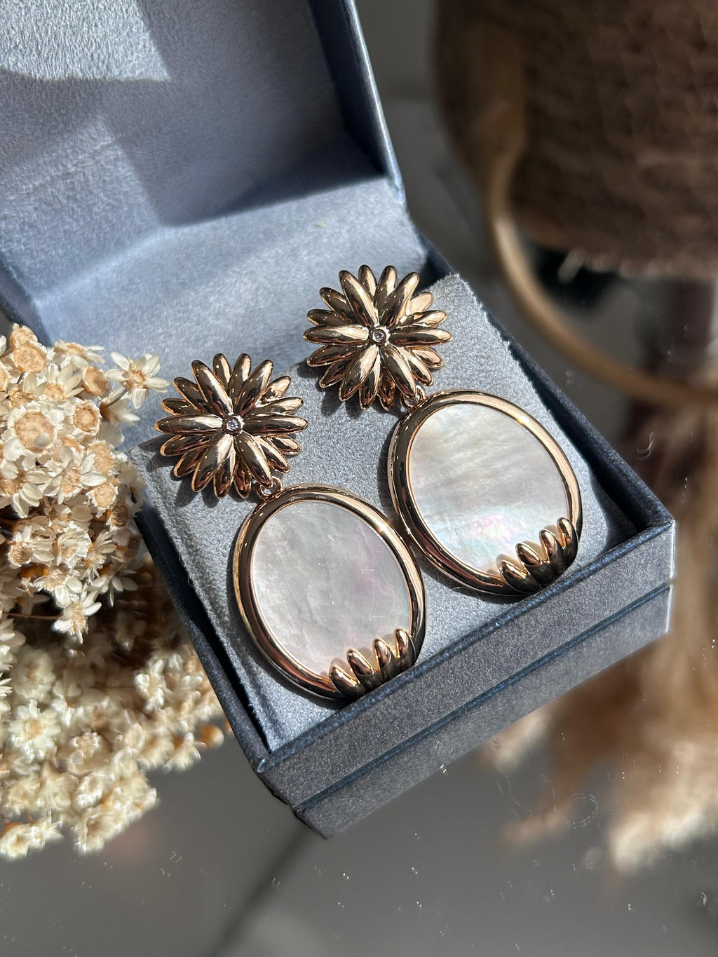 Brinco Magnólia MadrePérola