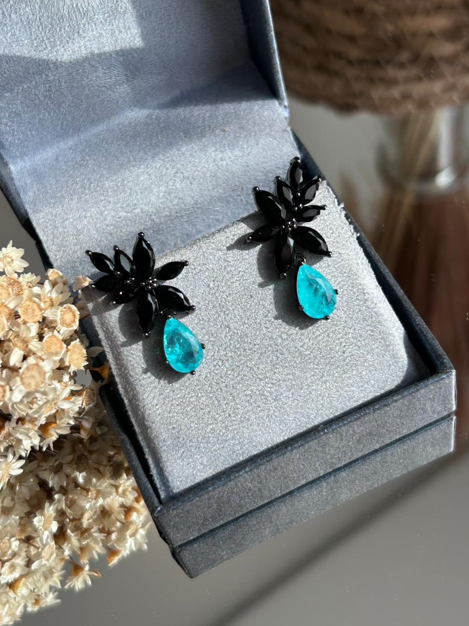 EarCuff Navetes Gota Turmalina