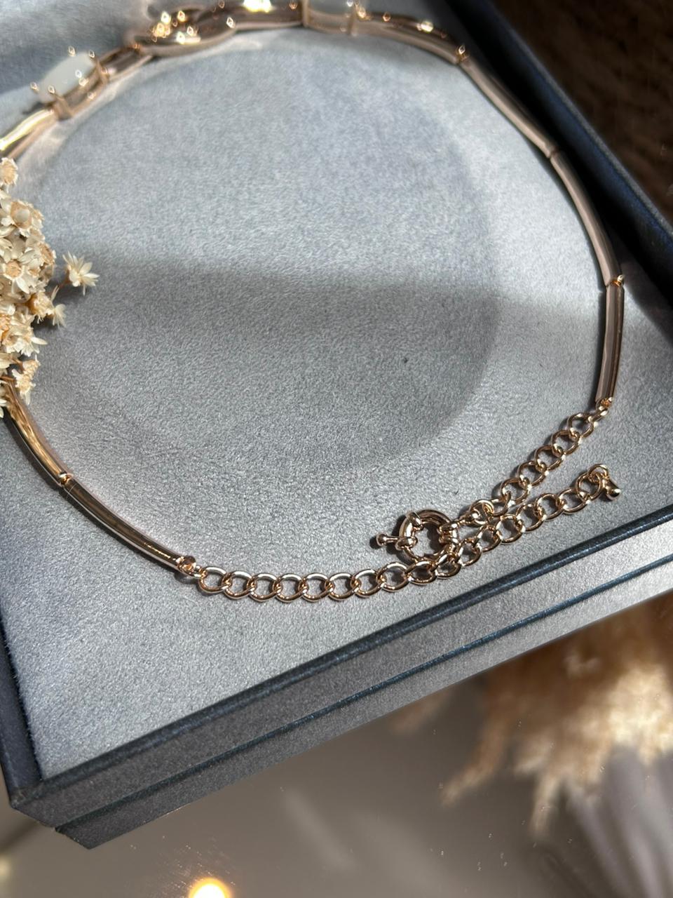 Conjunto Brinco e Colar Nós