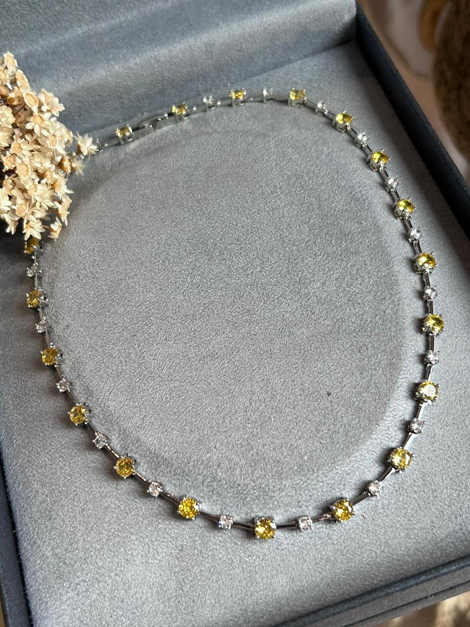 Colar Mesclado Fancy Yellow