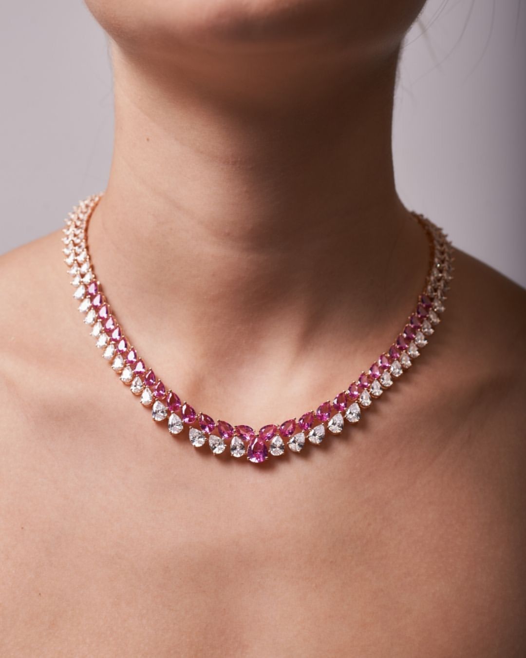 Riviera Dupla Gotas Safira Rosa/Pink